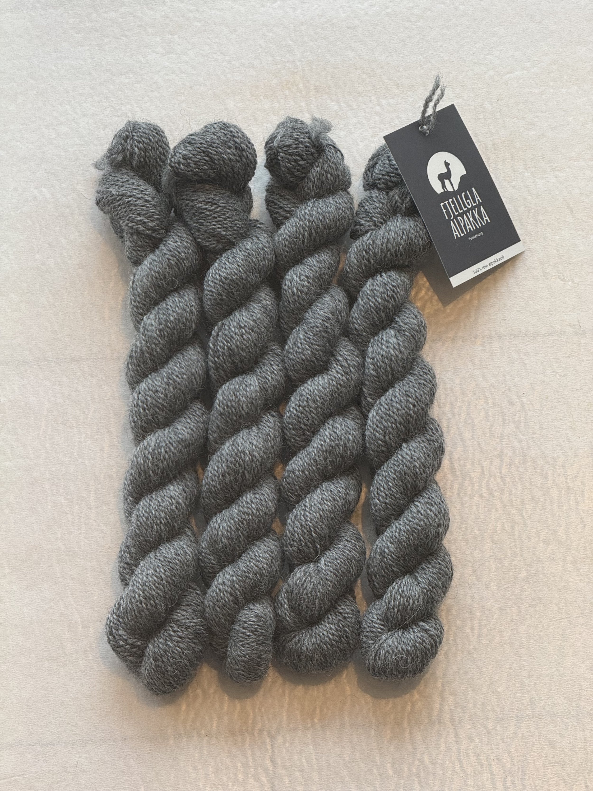 Alpakka garn 50g - Grå