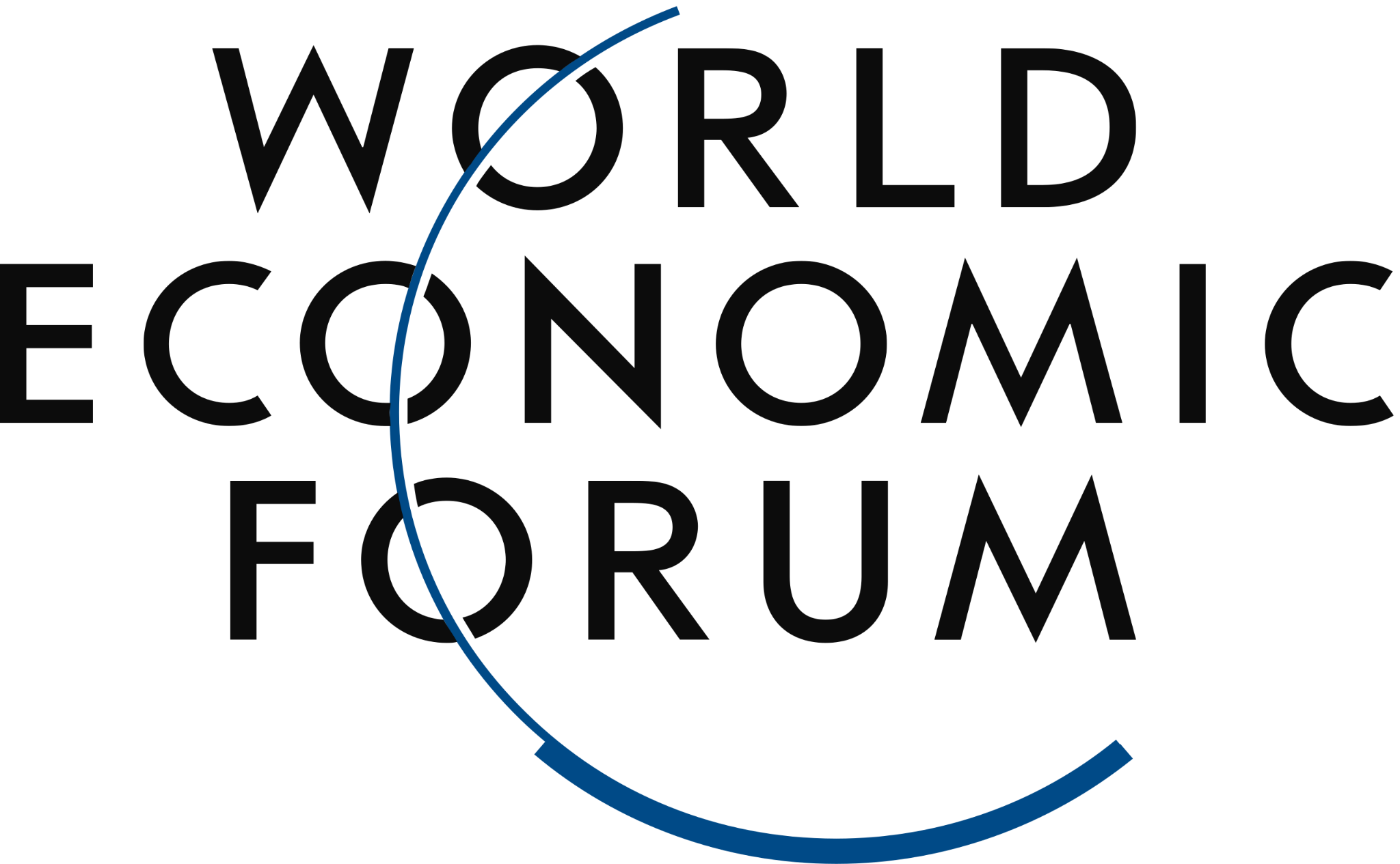 World Economic Forum logo with a blue circle element.