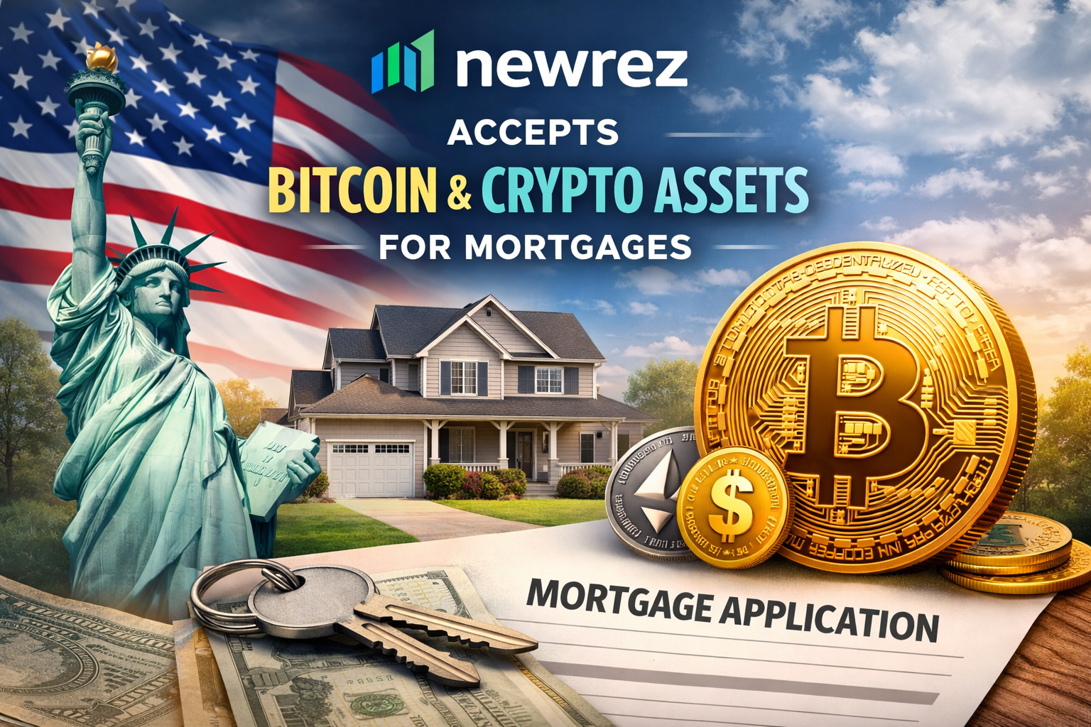 US-Hypothekenanbieter Newrez erkennt Bitcoin und Krypto-Vermögen offiziell an