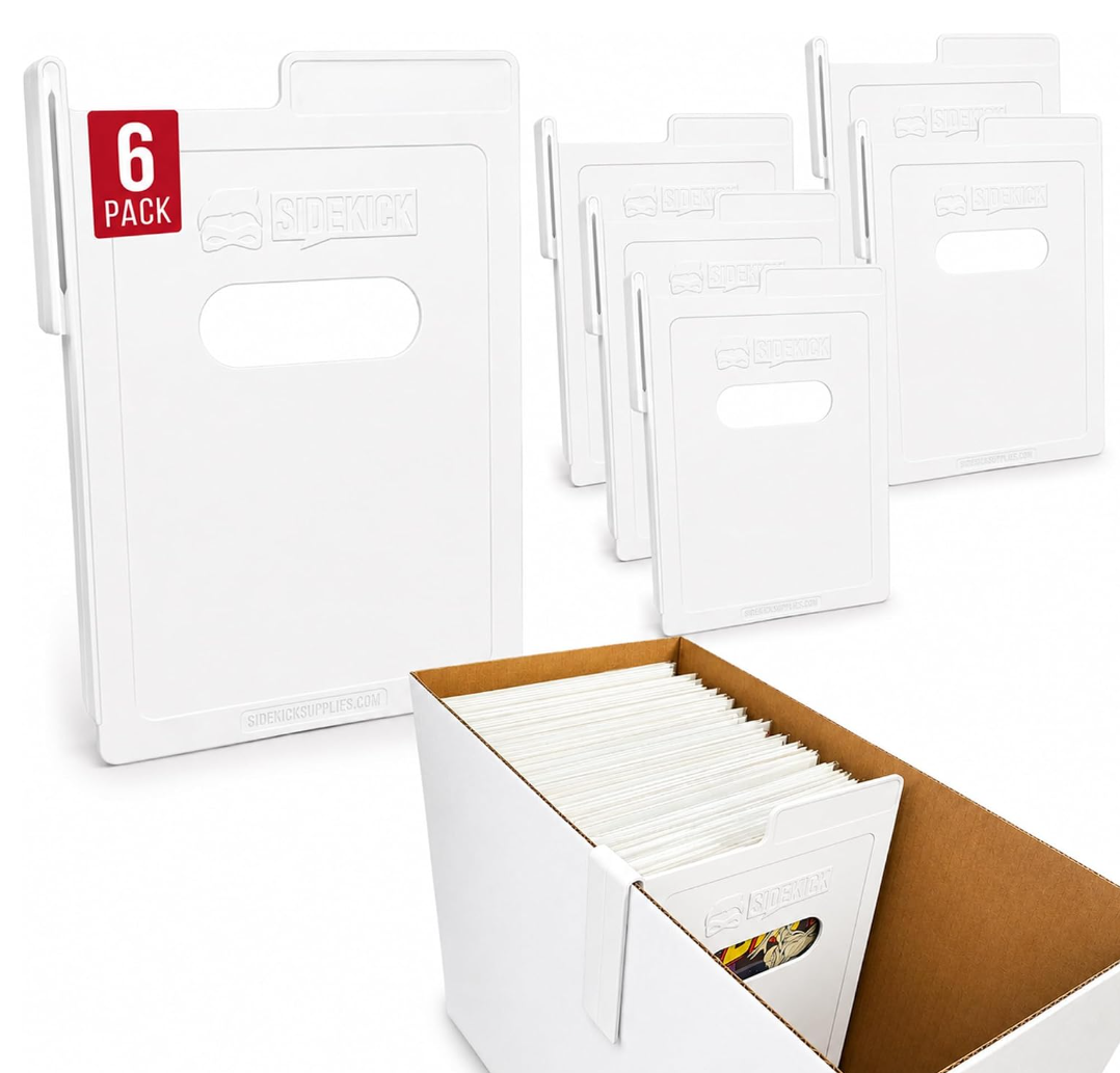 SideKick for Comics (6-Pack, White)