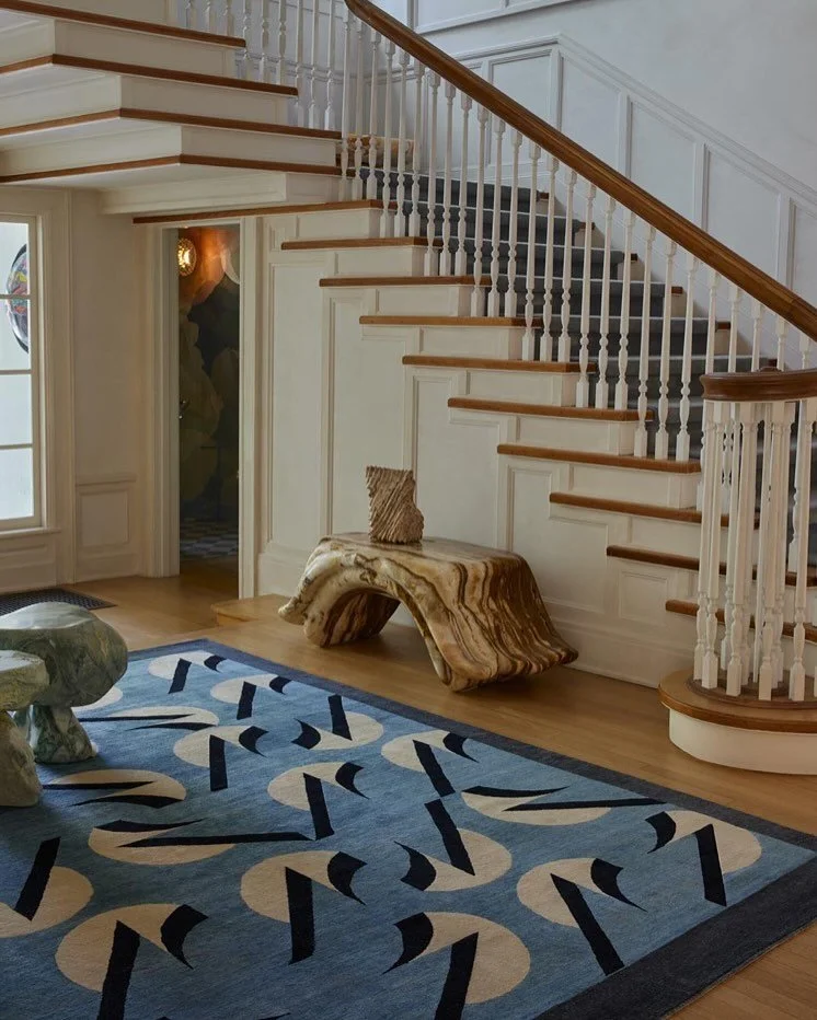 New Launch! @thefutureperfect x @christopherfarrdesign 
A brand new and very exciting collaboration. 
Influenced by art deco and mid century geometric experimentation. 
These are statement rugs! Samples arriving in London soon ..