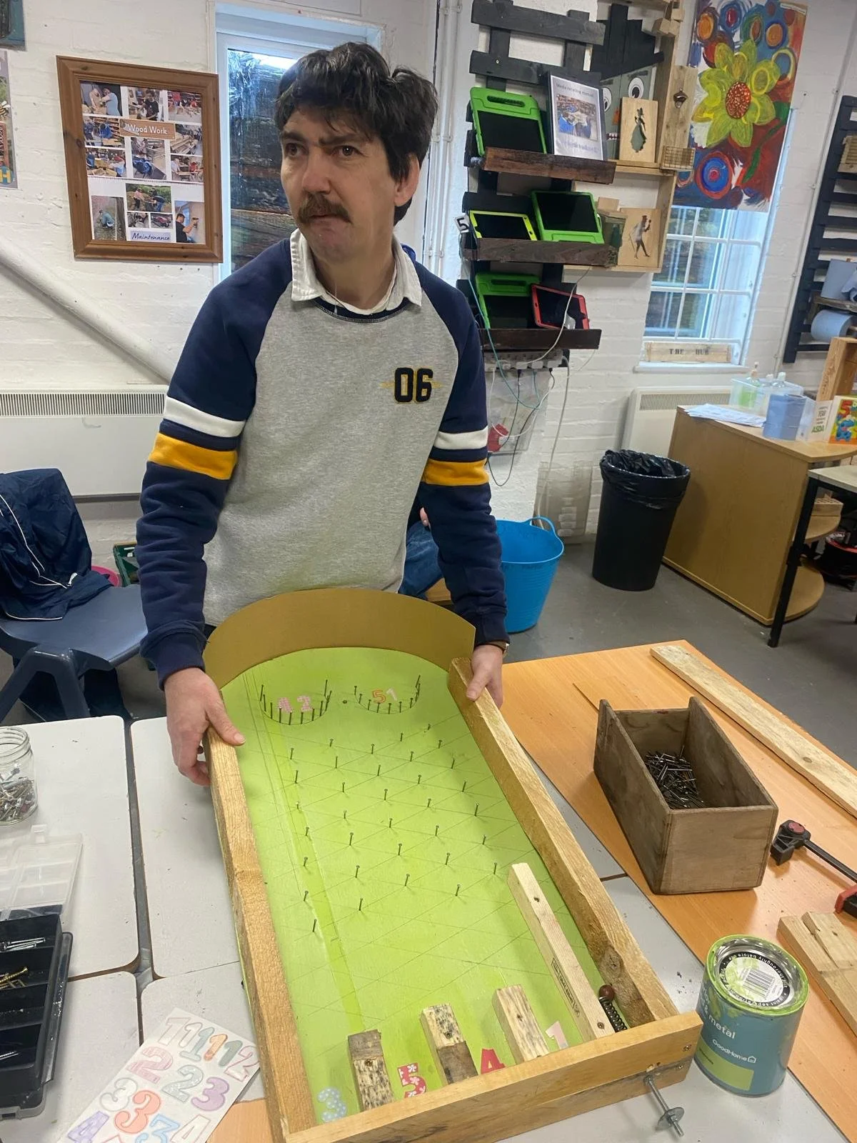 Our woodwork sessions…