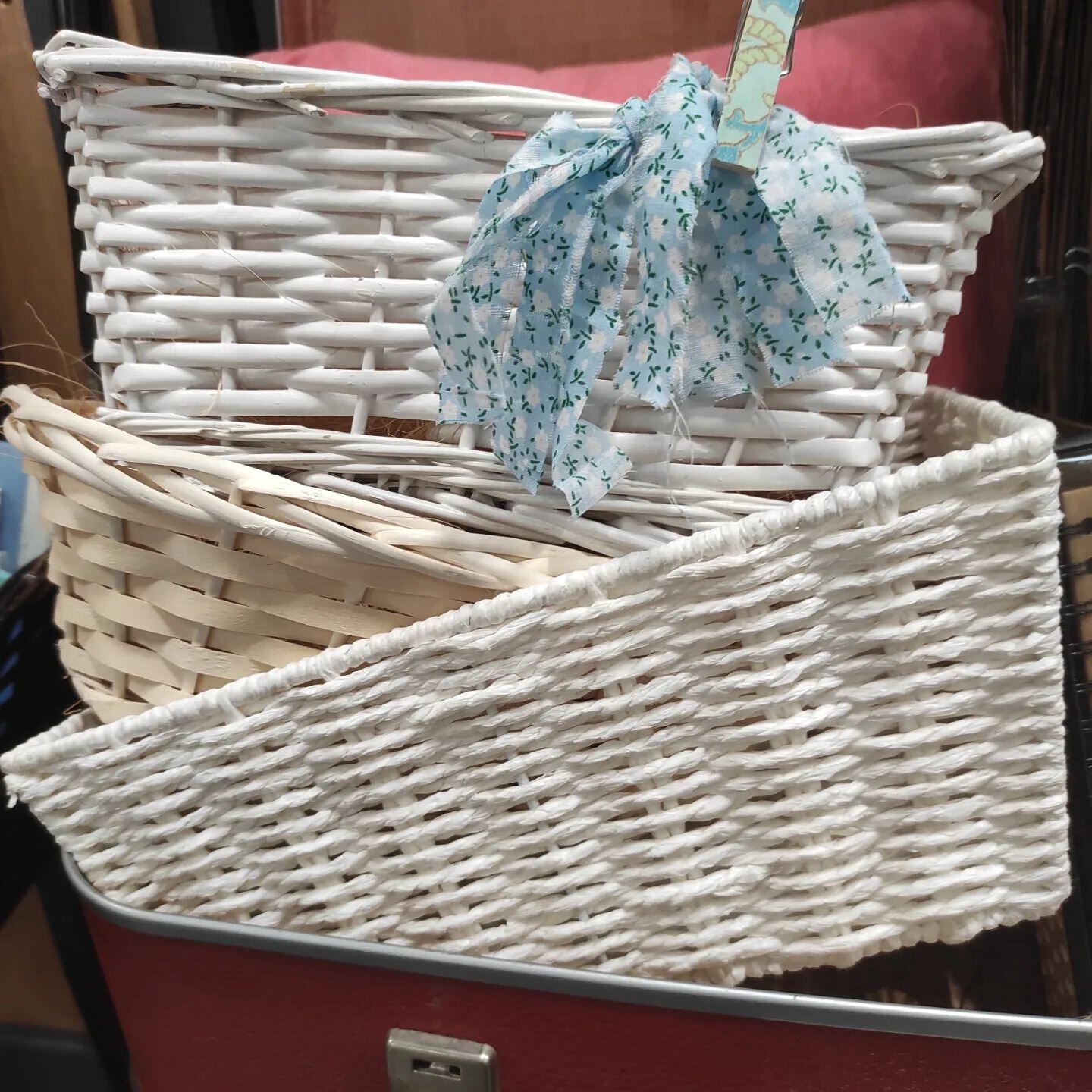 If you are looking for a perfect  basket or a hamper to proudly share or display your 🐰🐰🐰 Easter goodies, we have an impressive selection at the Scrapstore.#scapstoreyeovil #eastercrafts #easterbonnet #easter #easterbasket #easterbunny #easterfabr