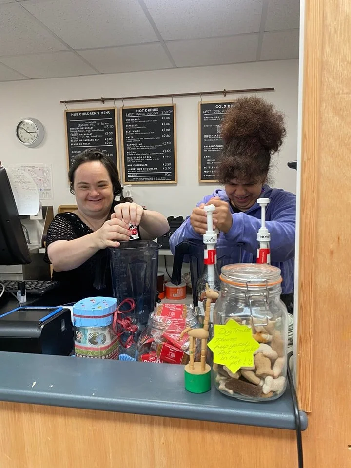 When the customers are away, our trainees get to play!