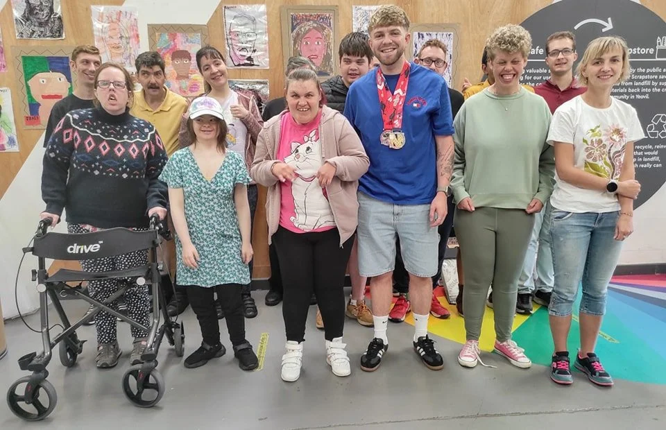 He ran a marathon for us…