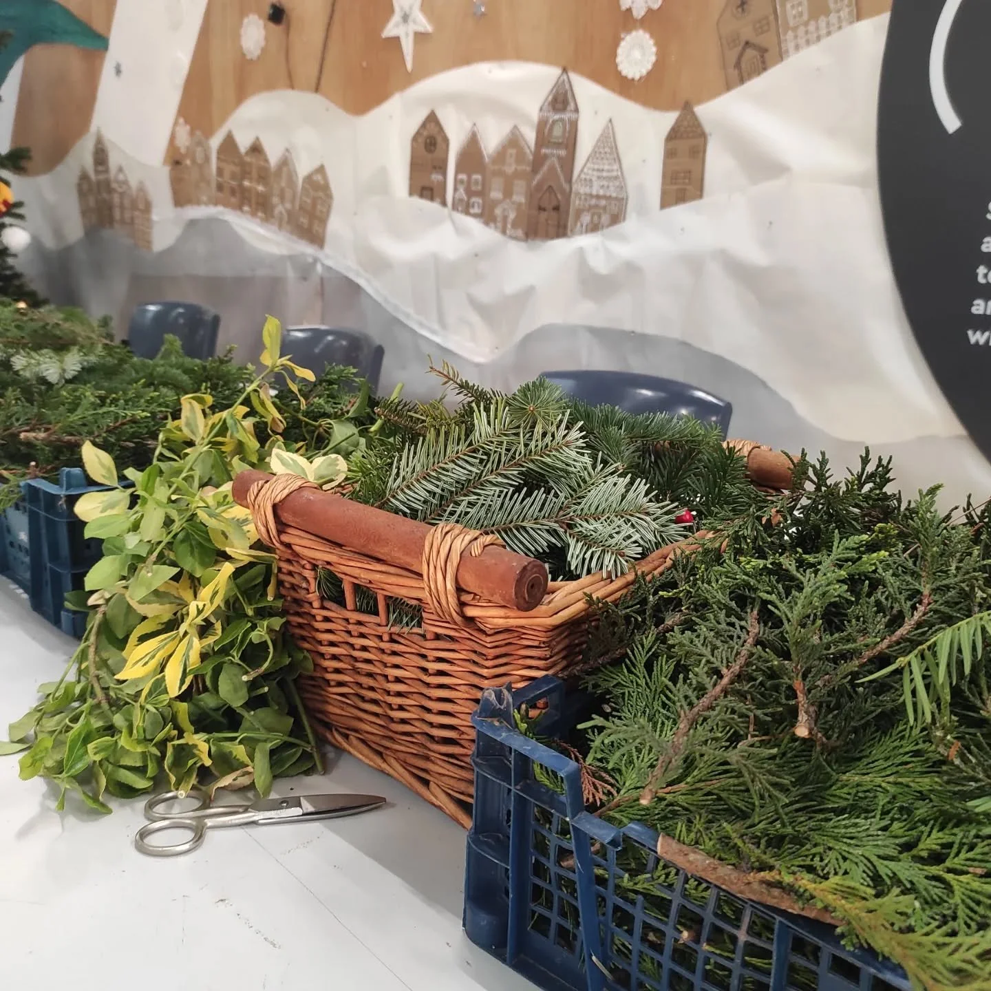 Welcome to the 2025 edition of the Hub Christmas 🎄 wreath making workshop. It was a morning of creative talent coupled with festive fun and the lovely scent of fresh greenery. We hope you are proud 🦚 of your projects as we are. #thehubyeovil #wrest