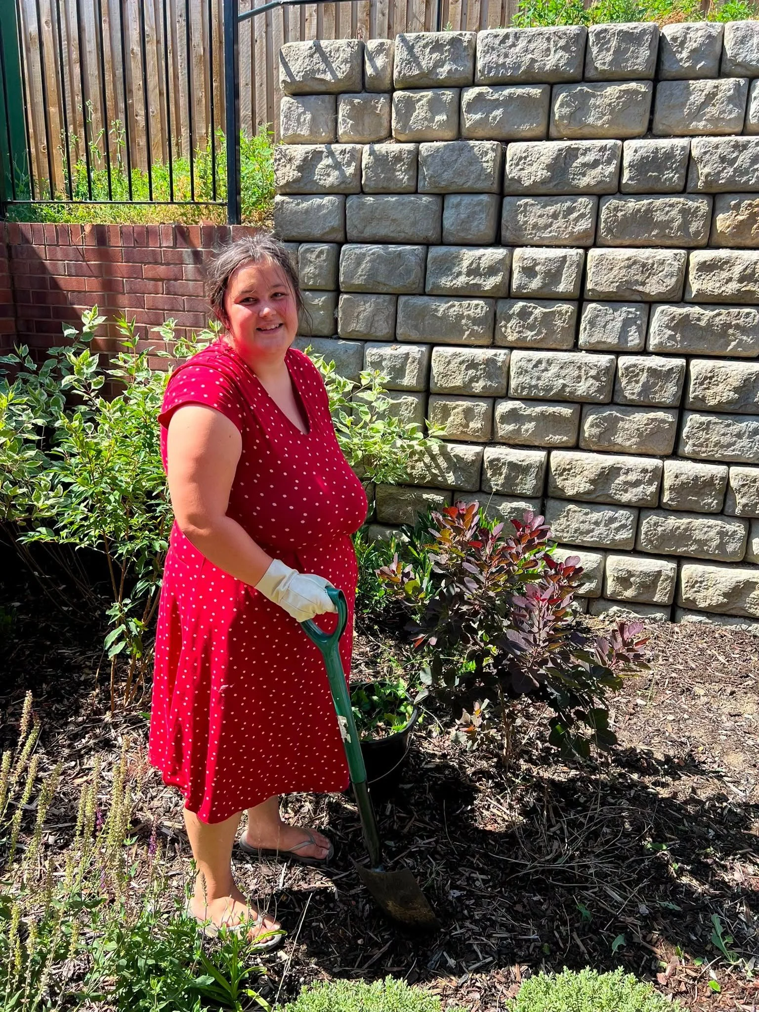 Wonderful day for gardening