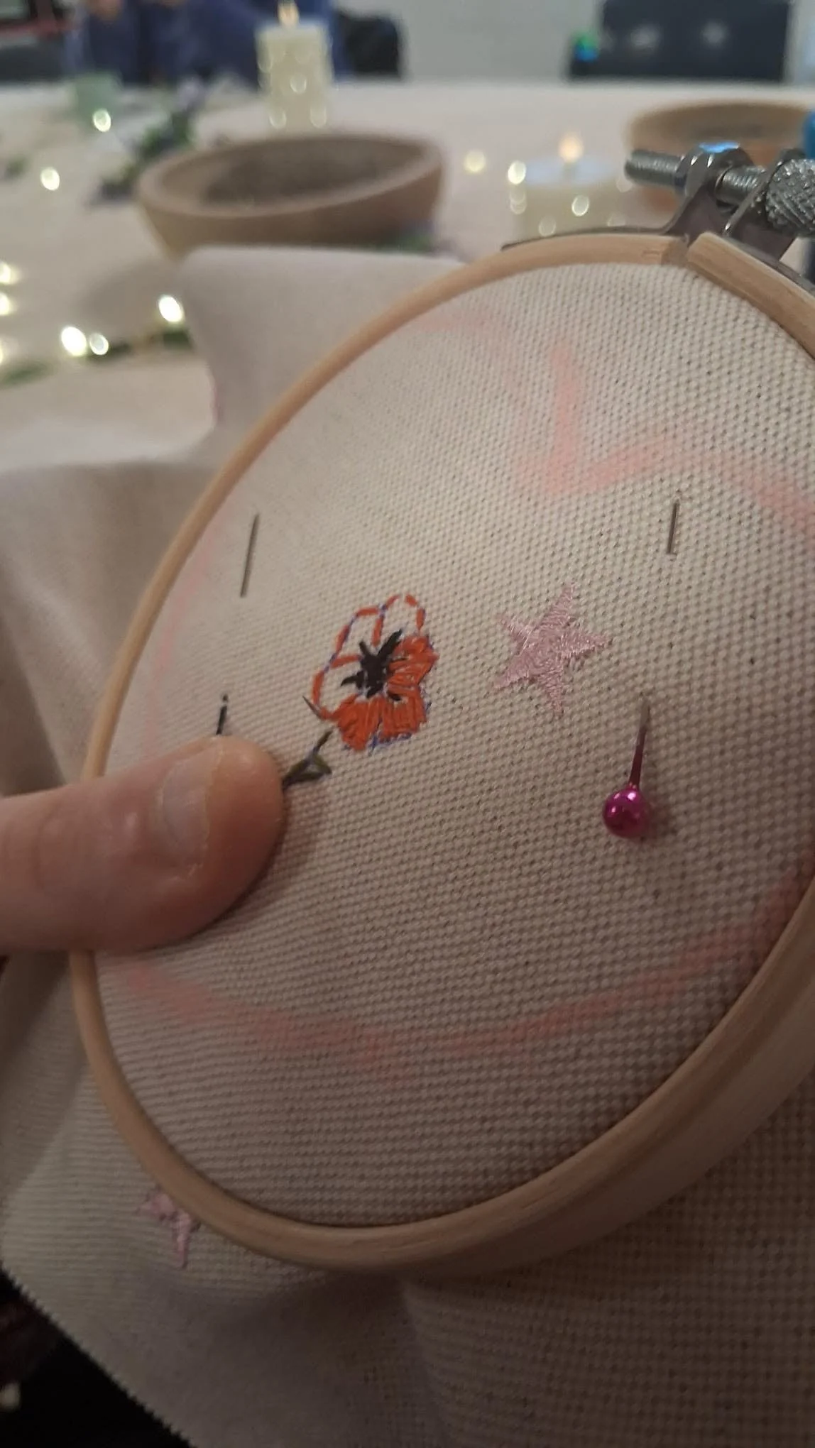 Sewing works of art  