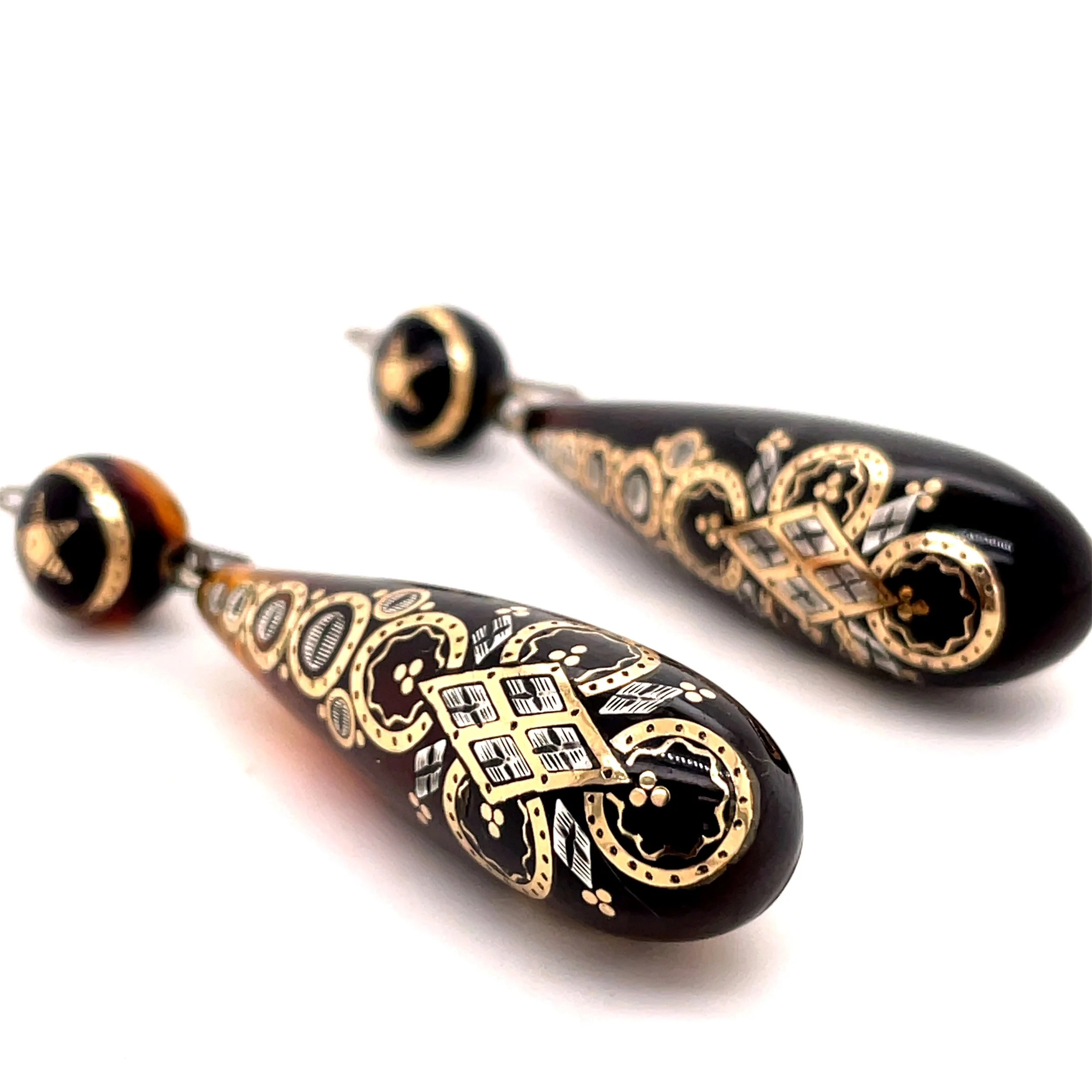 Victorian Pique Double Sided Earrings