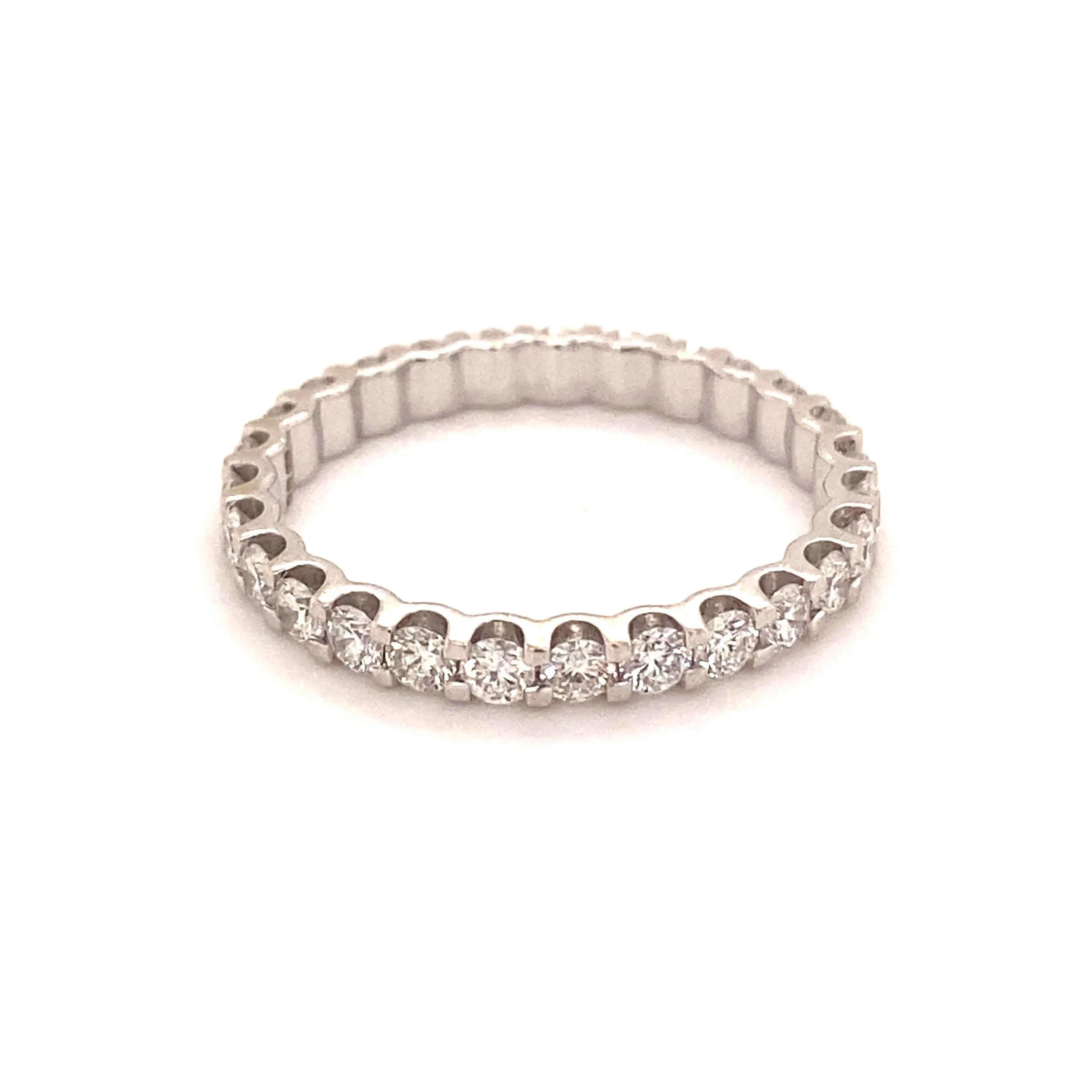 Round Brilliant Diamond Full Eternity Ring ca. 2000