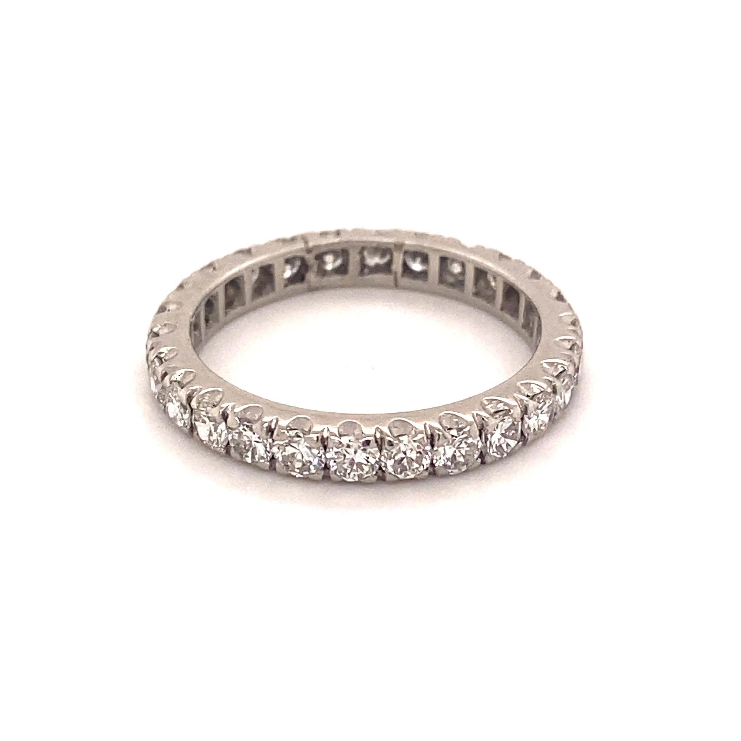 Round Brilliant  Diamond Full Eternity Ring ca. 2000
