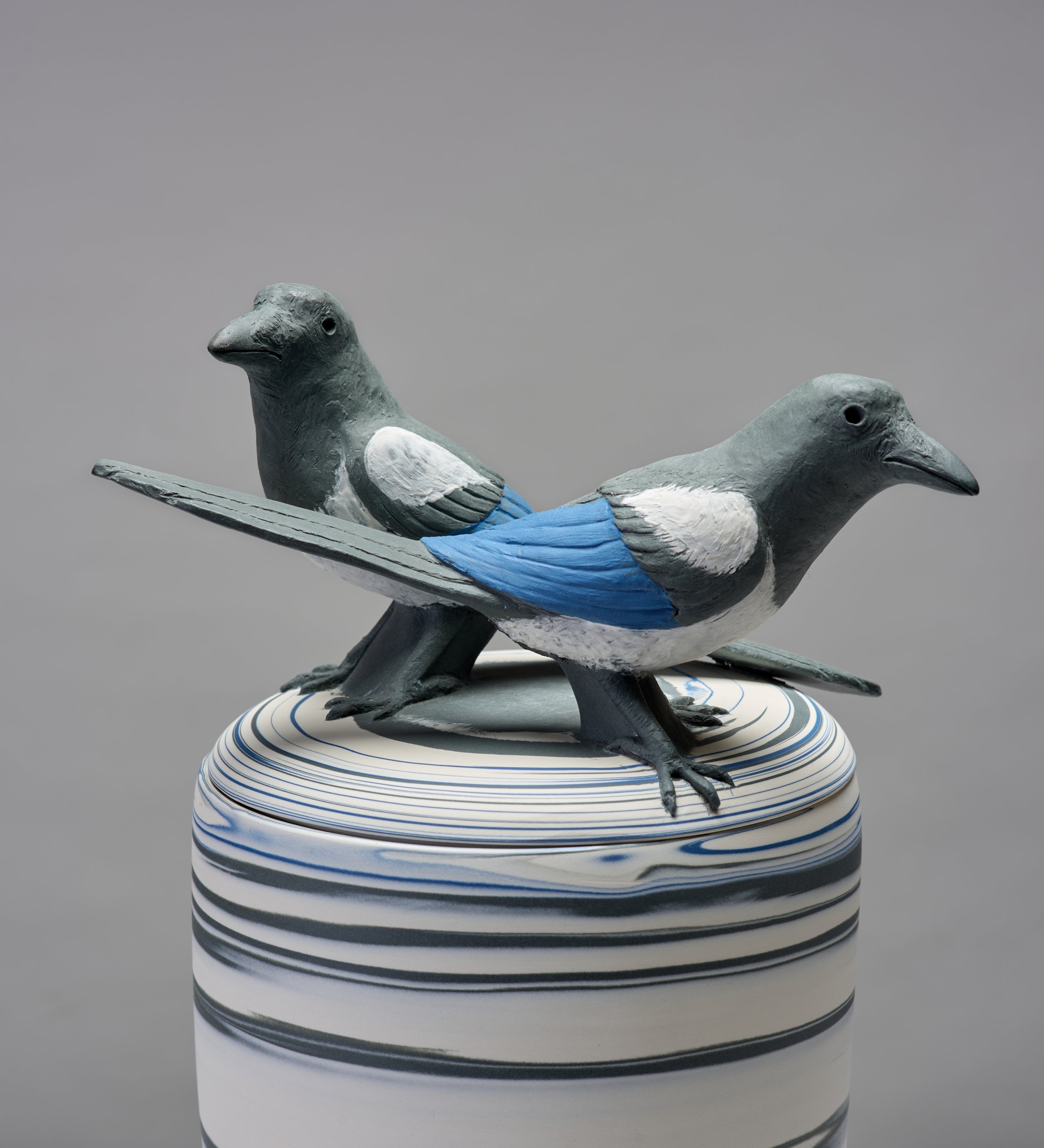 ‘Two for Joy Magpies’ Detail