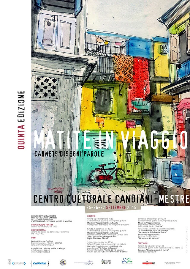 Arriva Matite in Viaggio, tre giorni di carnets, disegni e parole a Mestre