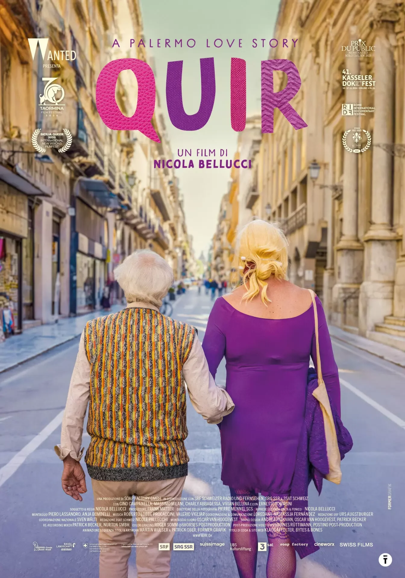 Poster Quir. A Palermo Love Story Regia di Nicola Bellucci – Svizzera, Italia, 2024