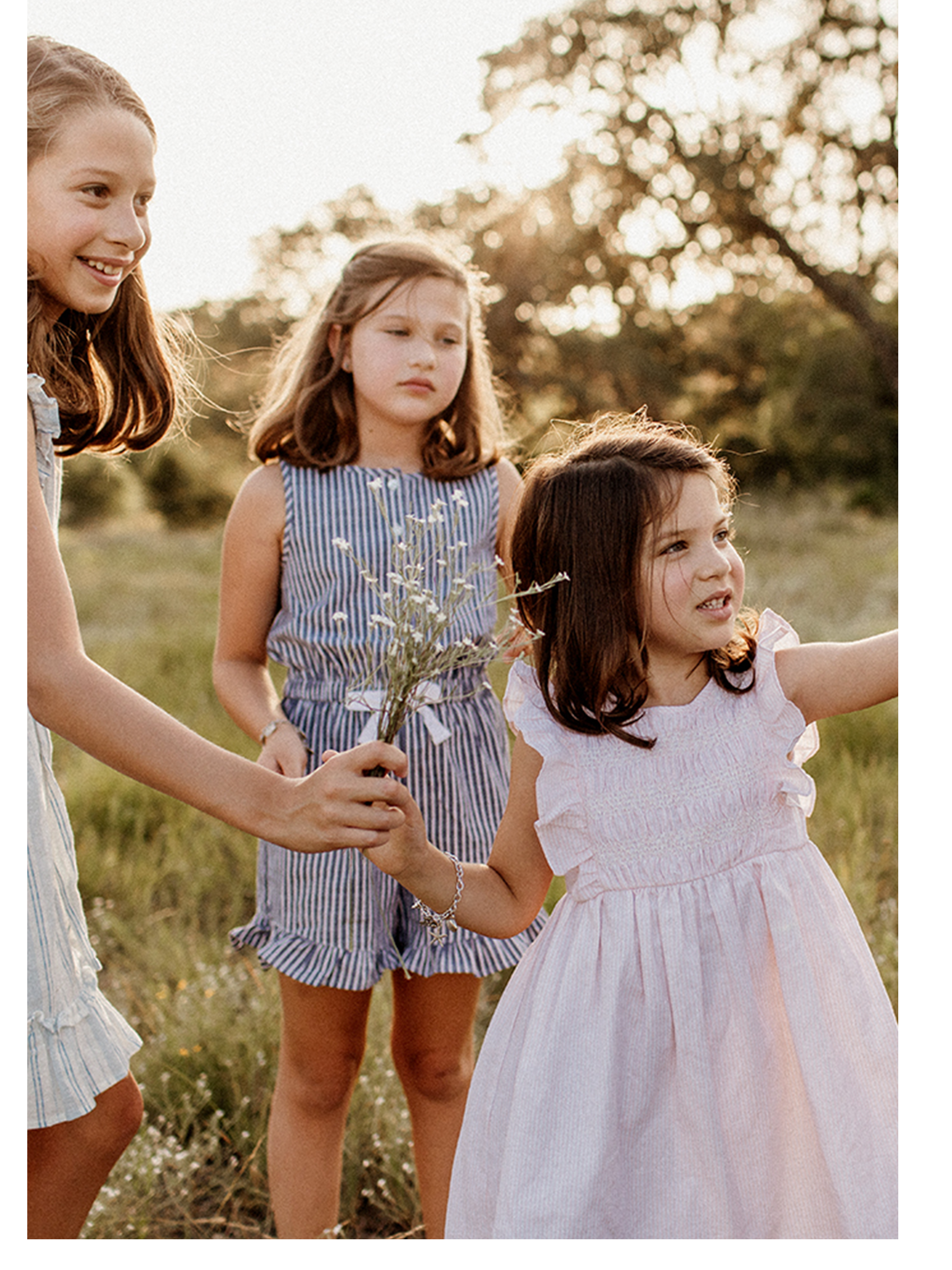 family in field photography session in san antonio