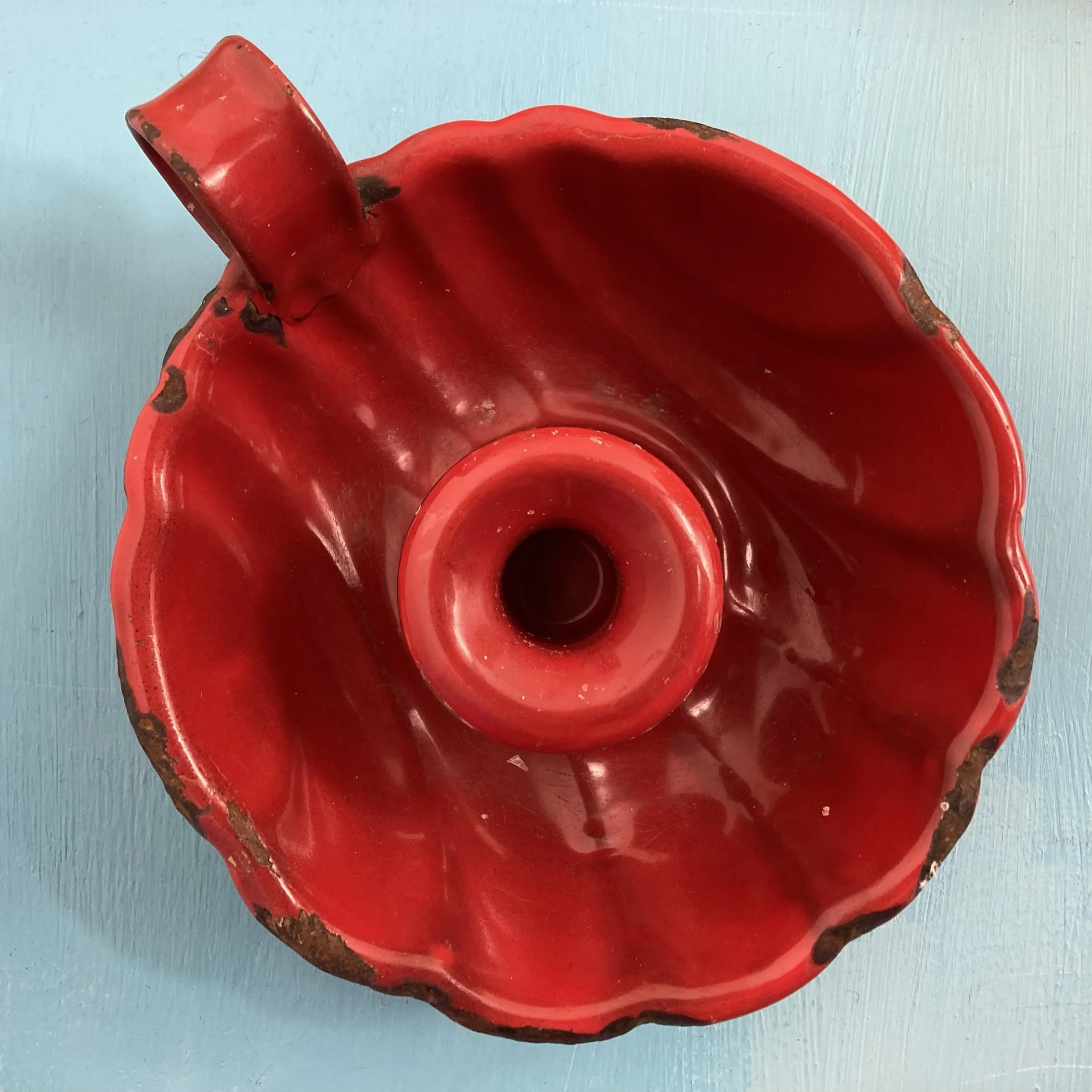 Wee Willie Winkie Enamel Candle Holder