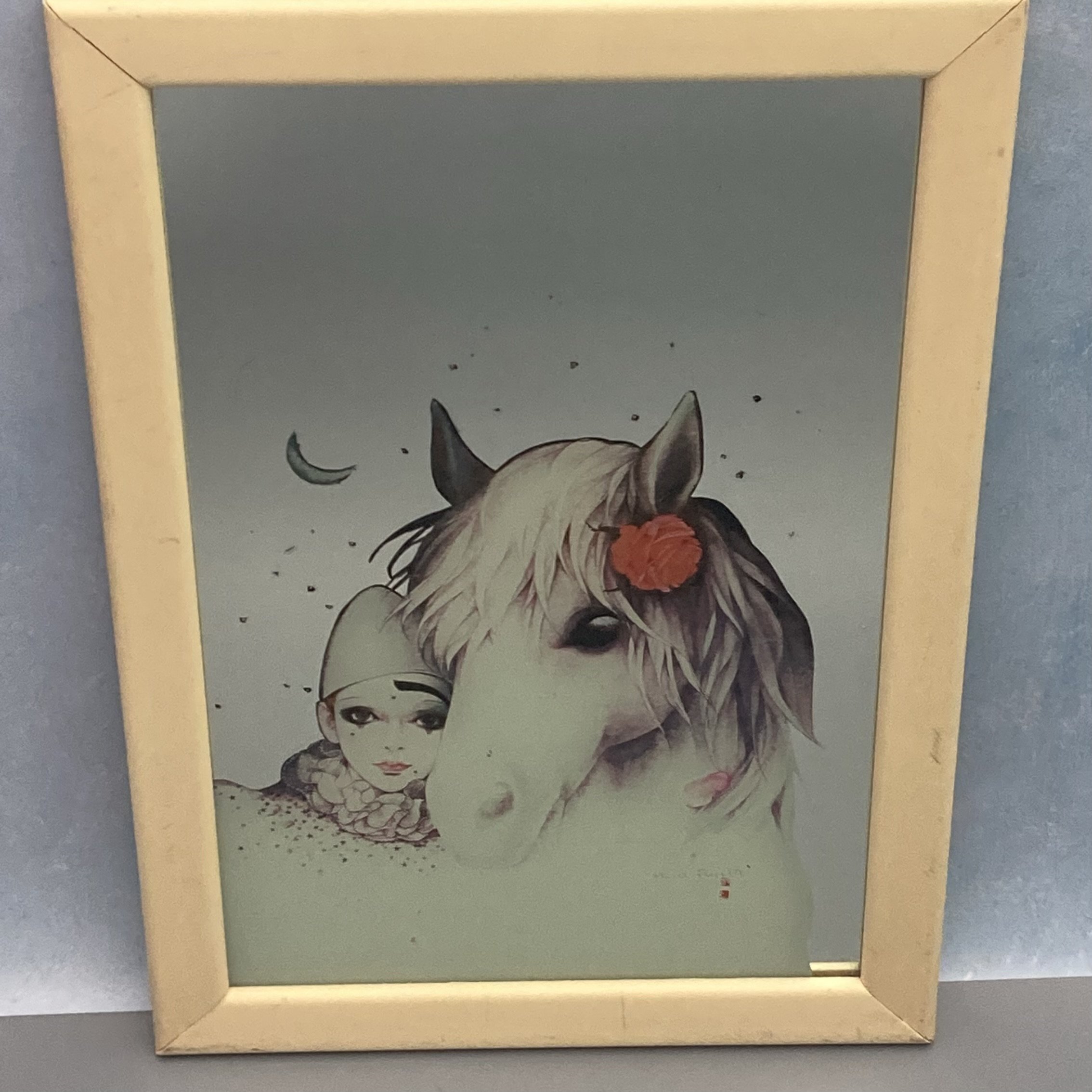 Pierrot & Horse Mirror