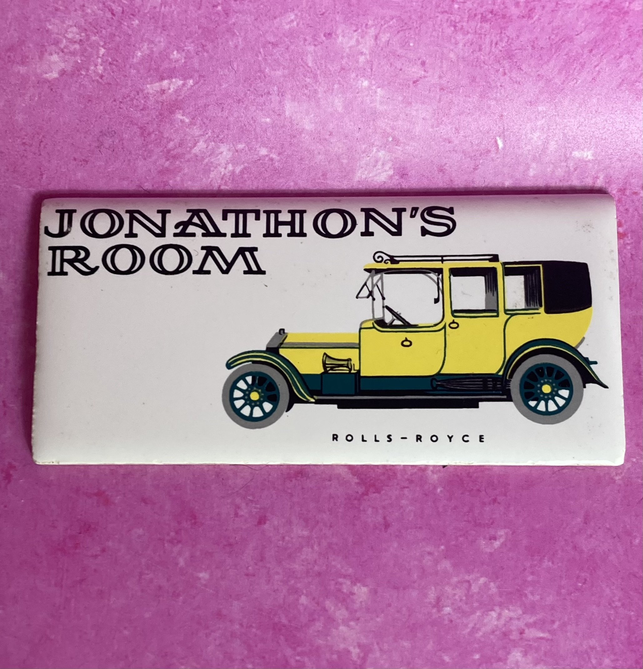 Ceramic Room Plaque (lots of different ones available)