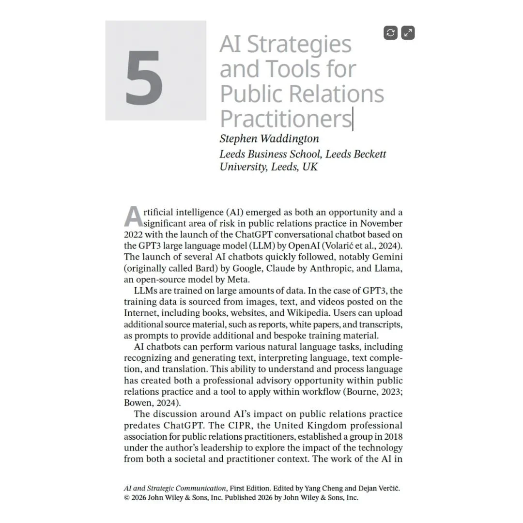 AI strategies for public relations practitioners