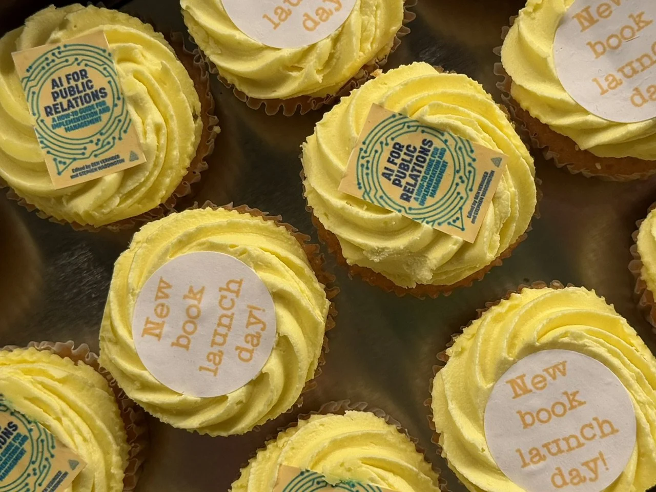 It's not a book launch unless there's cake and conversation