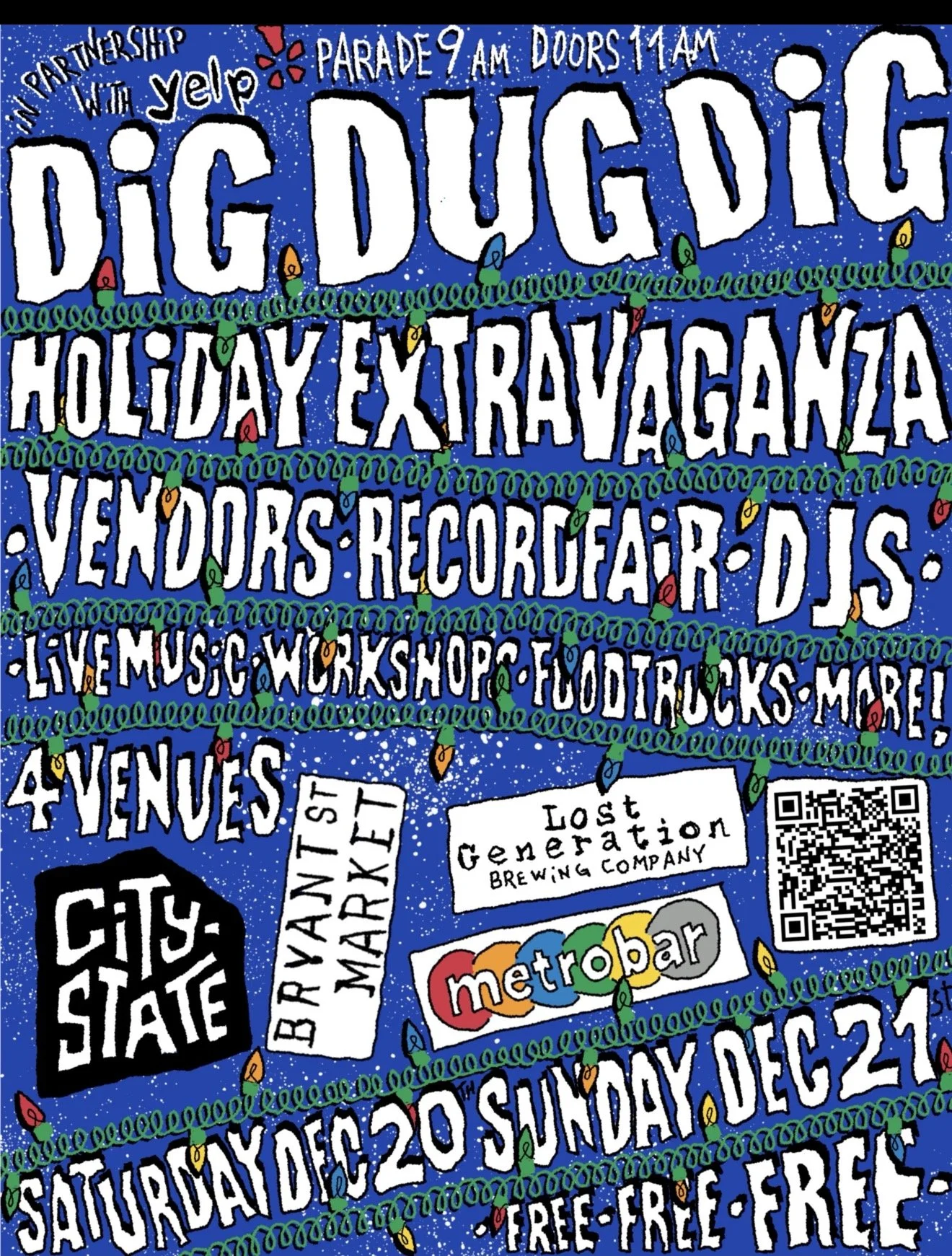 Dig Dug Dig Holiday Extravaganza