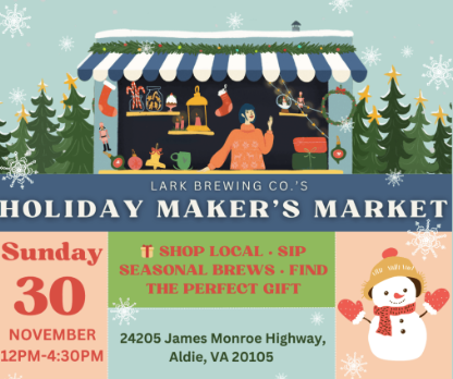 Lark Brewing Holiday Maker’s Market