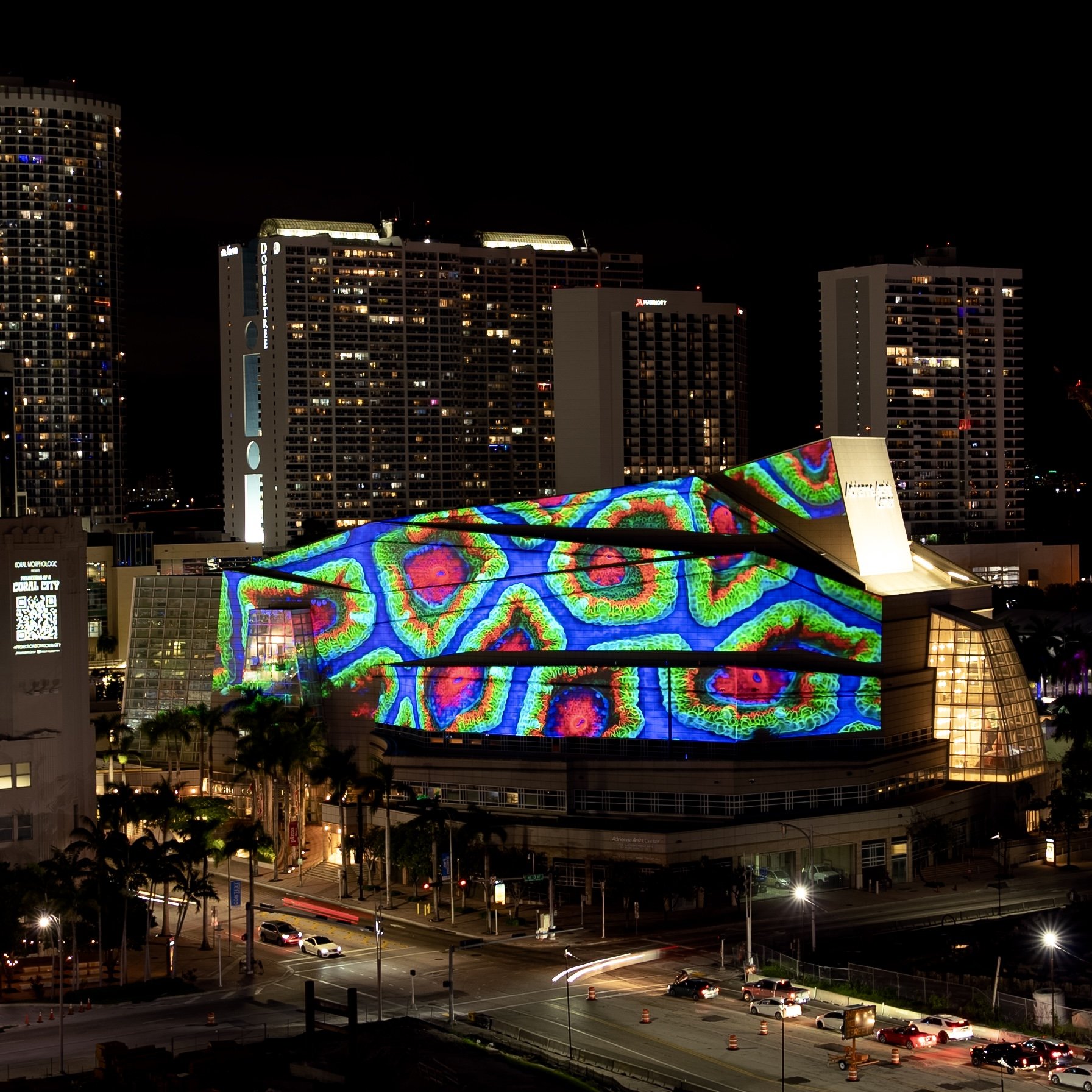 Coral Morphologic - 2 - Projection mapping the Arsht Center in Miami - 2022.jpg