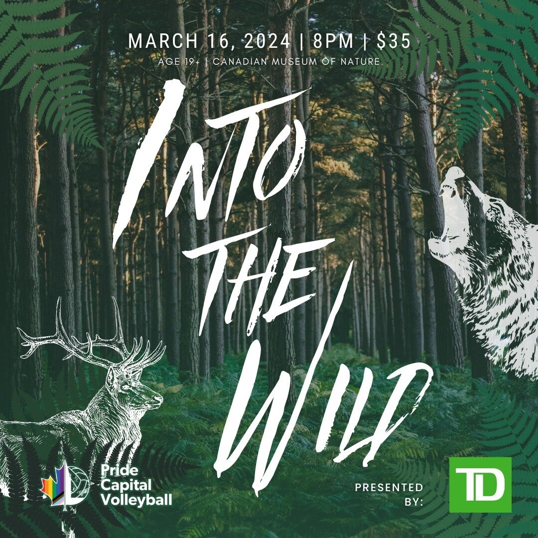 Come join us for an unforgettable night as we head INTO THE WILD. Limited tickets are available so go get yours now! 🐺🦌

Get tickets from the link in our bio!

We're super thankful for our friends at TD Bank Group for their support to help make thi