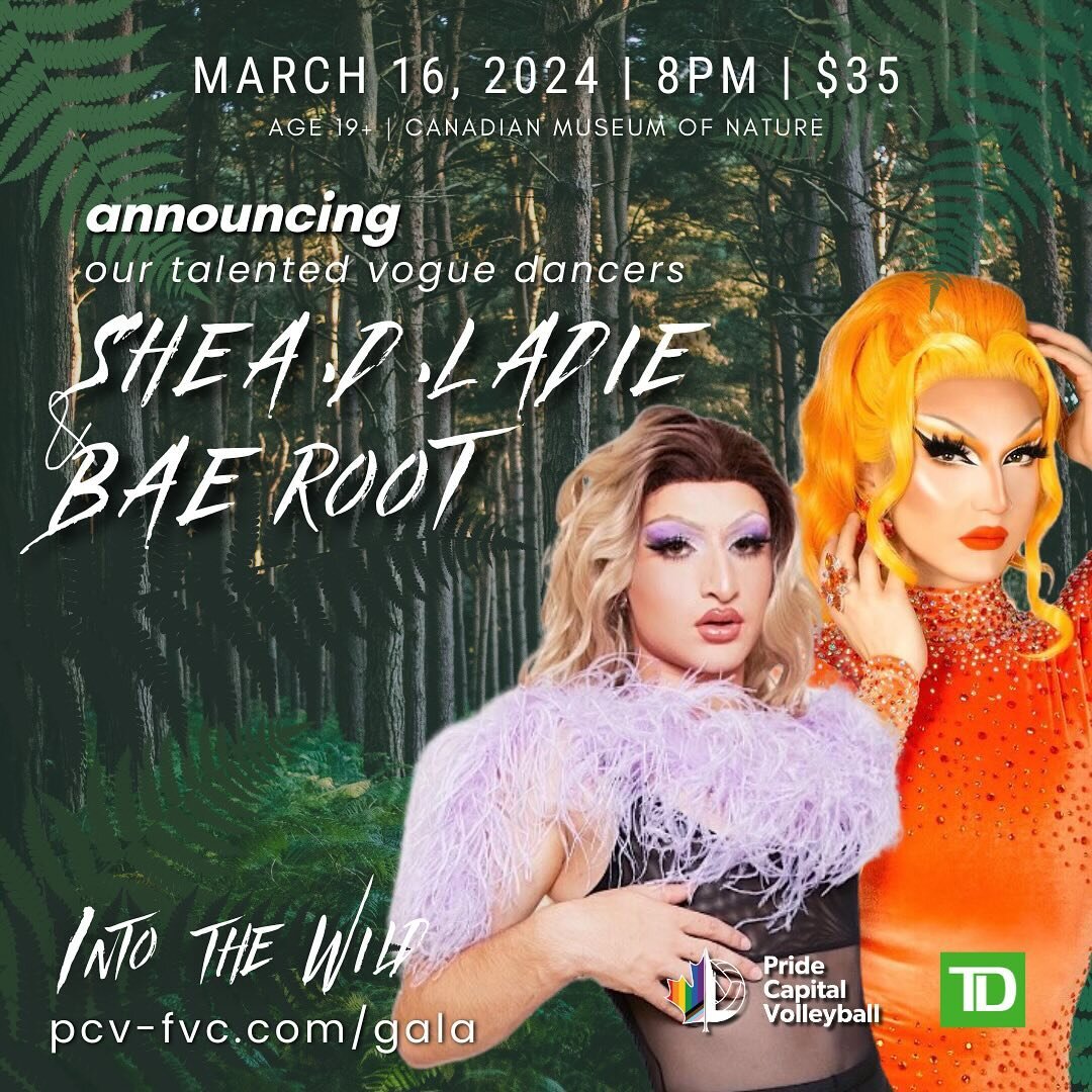 PCV&rsquo;s Annual Gala on March 16 will be amazed by Vogue Ballroom Dancers Shea D. Ladie and Bae Root. 

Check out www.pcv-fvc.ca/gala for details and to purchase your ticket!

- - - - -

Le gala annuel de FVC le 16 mars sera &eacute;merveill&eacut