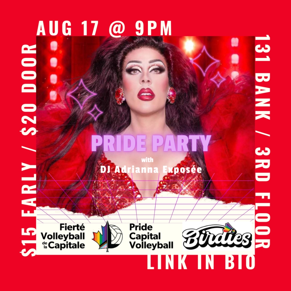 Come make the party with DJ Adrianna Exposée! / Venez faire le party avec DJ Adrianna Exposée!