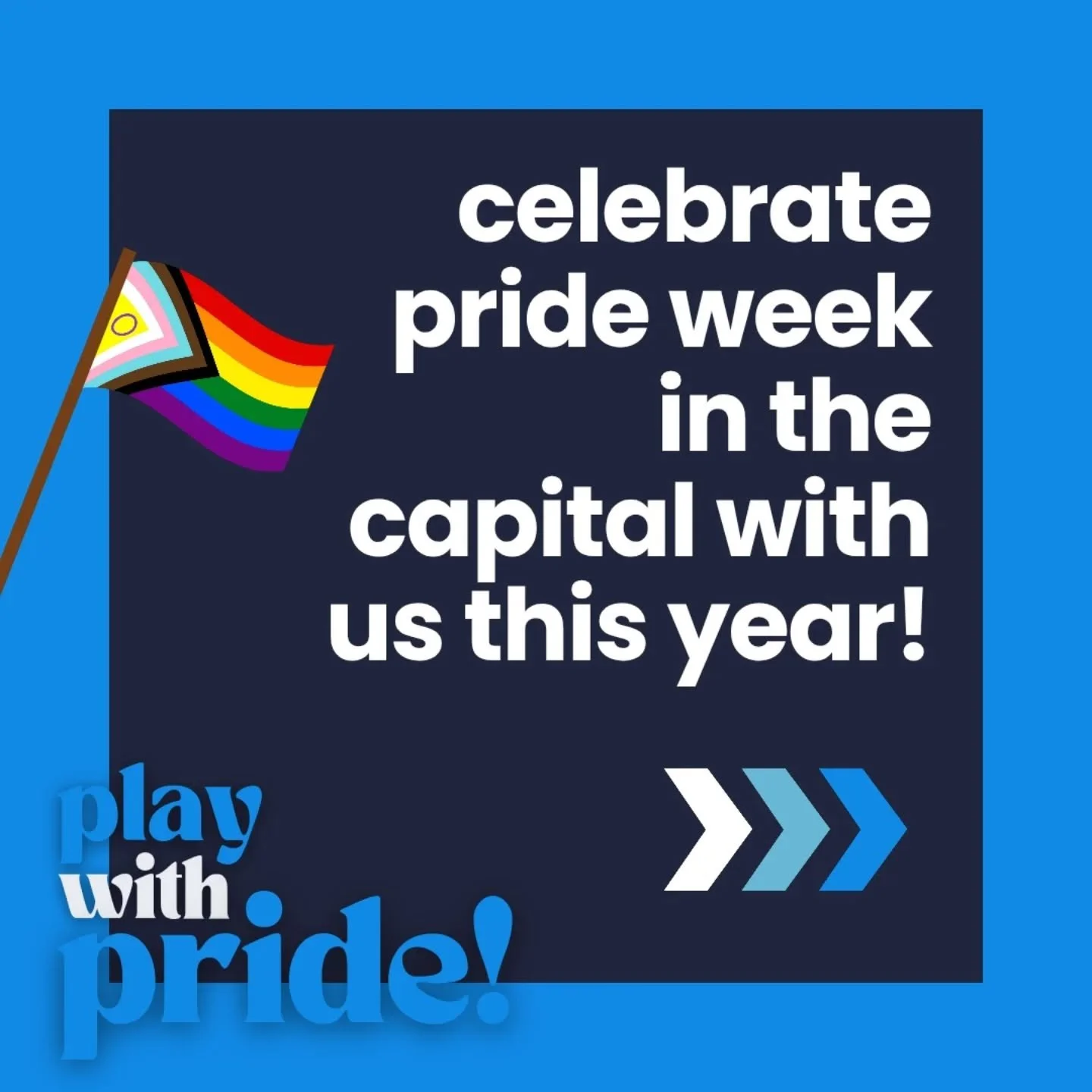 Celebrate pride week in the capital with us this year!
C&eacute;l&eacute;brez avec nous cette ann&eacute;e la semaine de la fiert&eacute; dans la capitale !