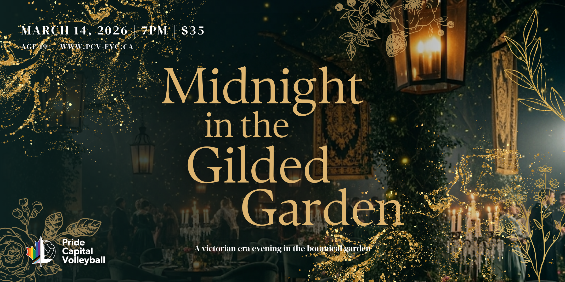 Annual Soirée - Midnight in the Gilded Garden