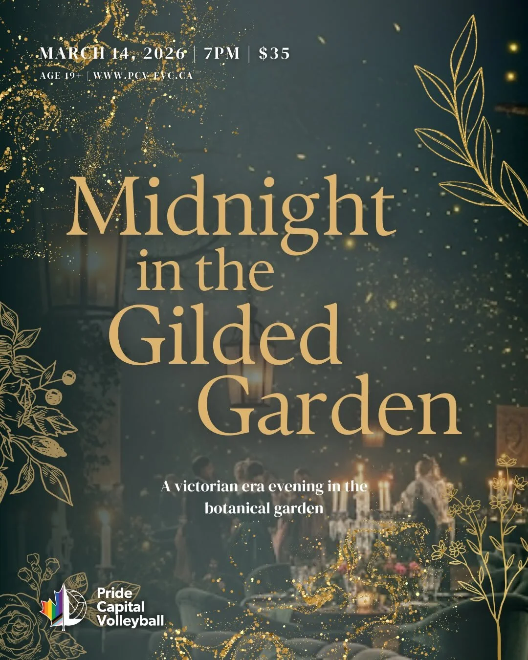 As the sun sets, the garden awakens 🌙🌹  A night of dark florals, candlelit excess, and Victorian-gothic elegance  Welcome to our Midnight in the Gilded Garden soir&eacute;e  March 14th, 2026  More to come&hellip;

//

Alors que le soleil se couche,