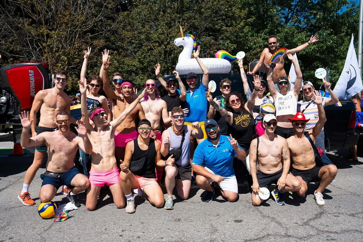 🏳️&zwj;🌈🏳️&zwj;⚧️ We marched, we cheered, we peppered volleyballs through the streets, and honestly&hellip; we are still thriving 🙂&zwj;↕️

Thank you to everyone who cheered us on during the parade or stopped by our info booth to say hi &mdash; w