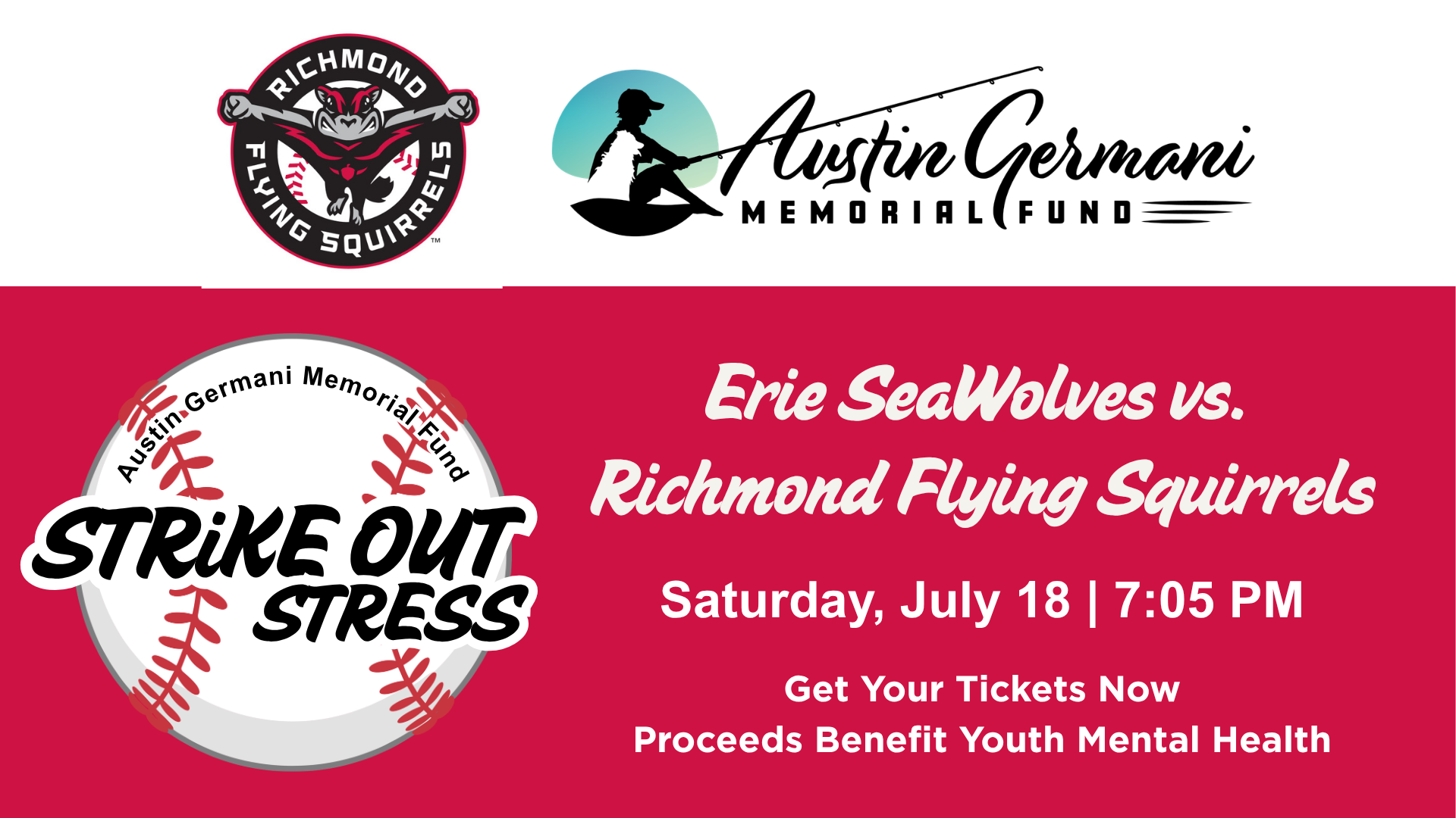 Strike Out Stress with the Richmond Flying Squirrels on July 18 2026