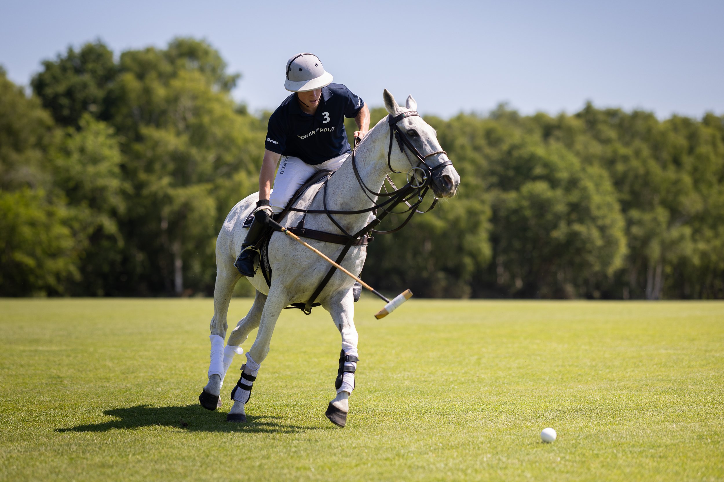 Polo player. Guards Polo Club, Windsor