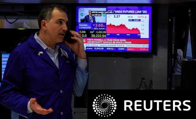 Wall Street 'fear gauge' flashes red as stocks extend selloff