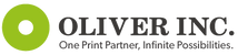 Olive logo with a green circle and black text 'OLIVER INC.' with tagline 'ON-RAFT, OFF-ROAD, AND FOR-PROFIT'