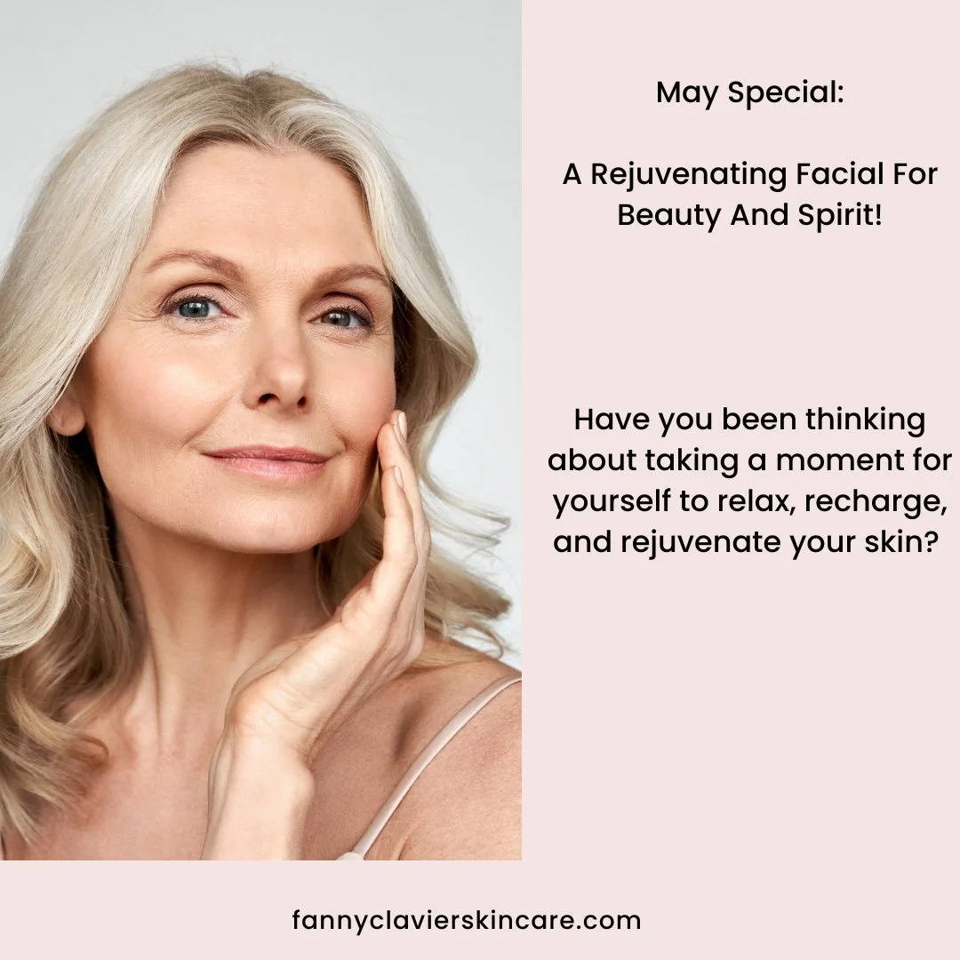 Just in time for Mother's Day!⁠
⁠
A one-of-a-kind facial ritual combining sculptural massage, energy work, and targeted skincare to restore your skin and your spirit.⁠
 ⁠
FACIAL DETAILS: A ritual of release and renewal. In this 60-minute facial sessi