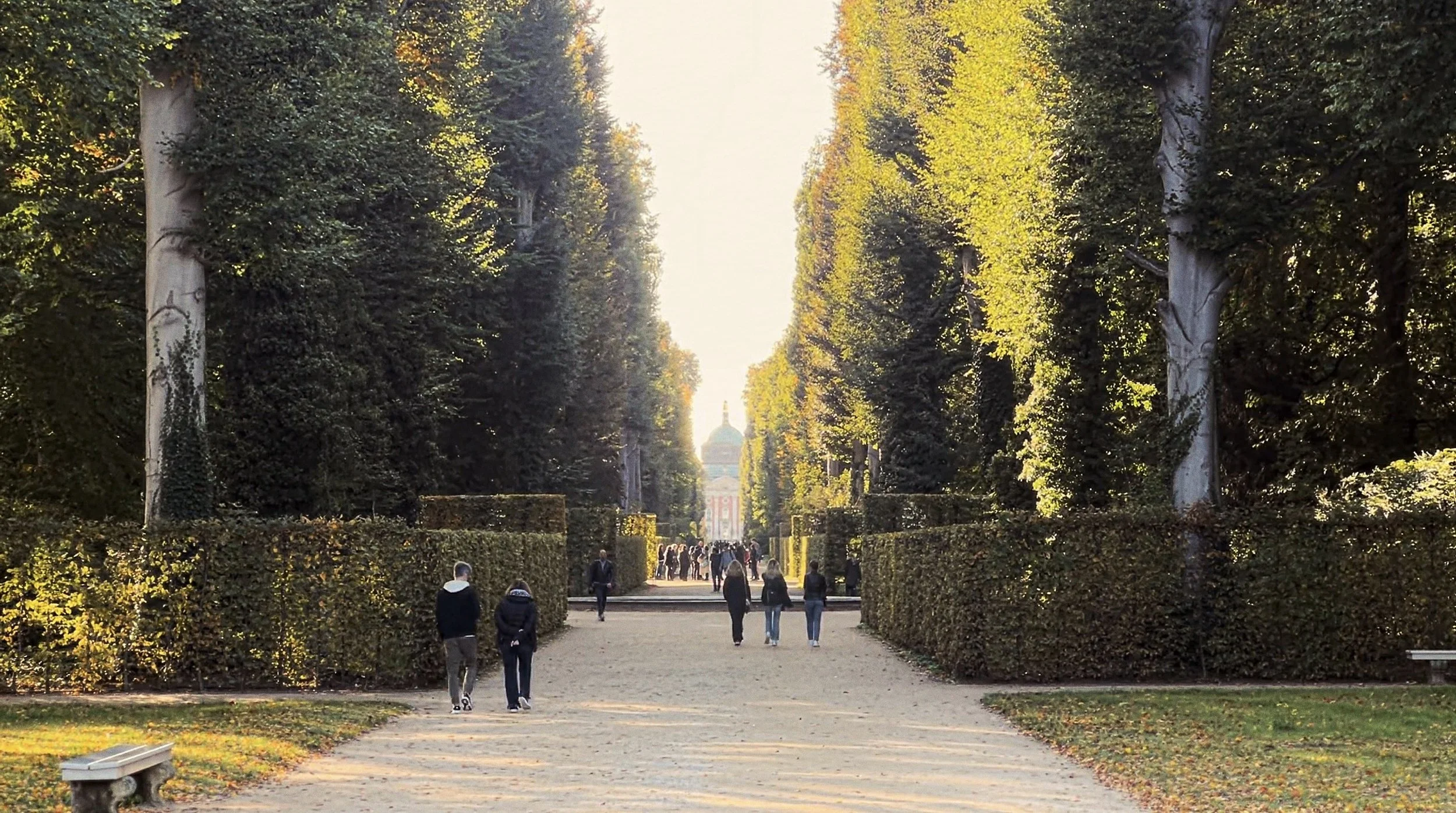 Musenrondell im Park Sanssouci