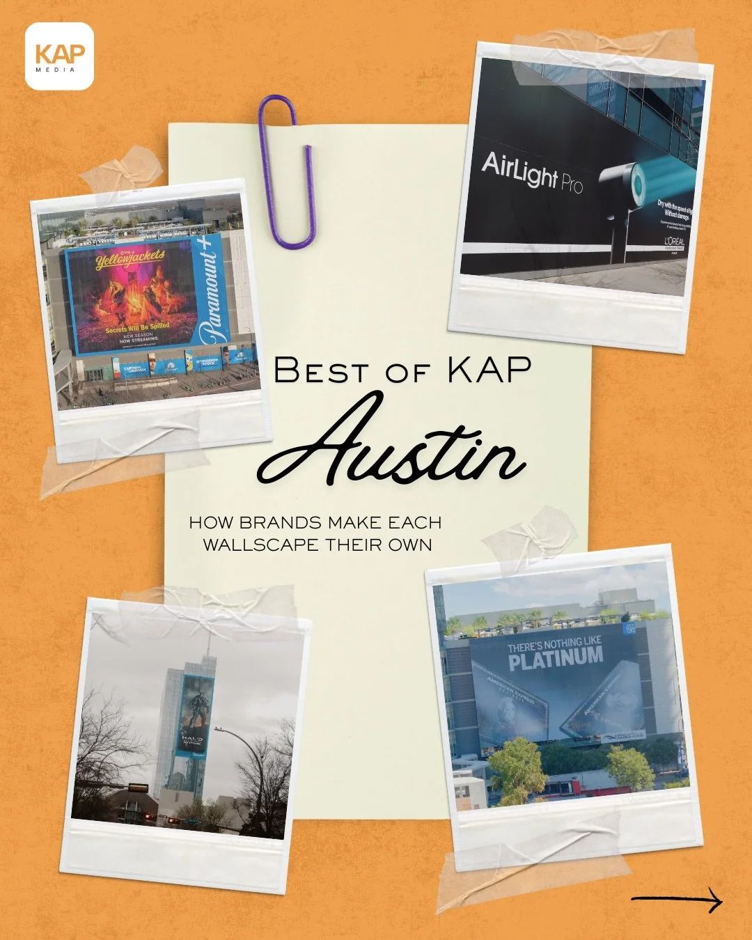 Same wall. Different world. 🌎
&nbsp;
From F1 to SXSW, our Austin placements prove that the right wall isn&rsquo;t just about visibility; it&rsquo;s about versatility.
&nbsp;
When you choose locations that live at the center of culture, your message 