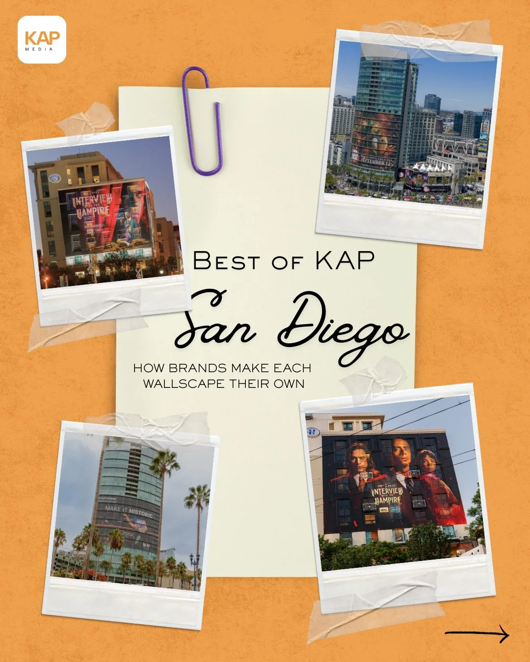 Same wall. Different world. (pt. 2) 🌎
&nbsp;
From Comic-Con to TwitchCon, our San Diego placements show that every wall can be made to stand out!
&nbsp;
We know just how important location is. That&rsquo;s why we work with your brand to get your mes