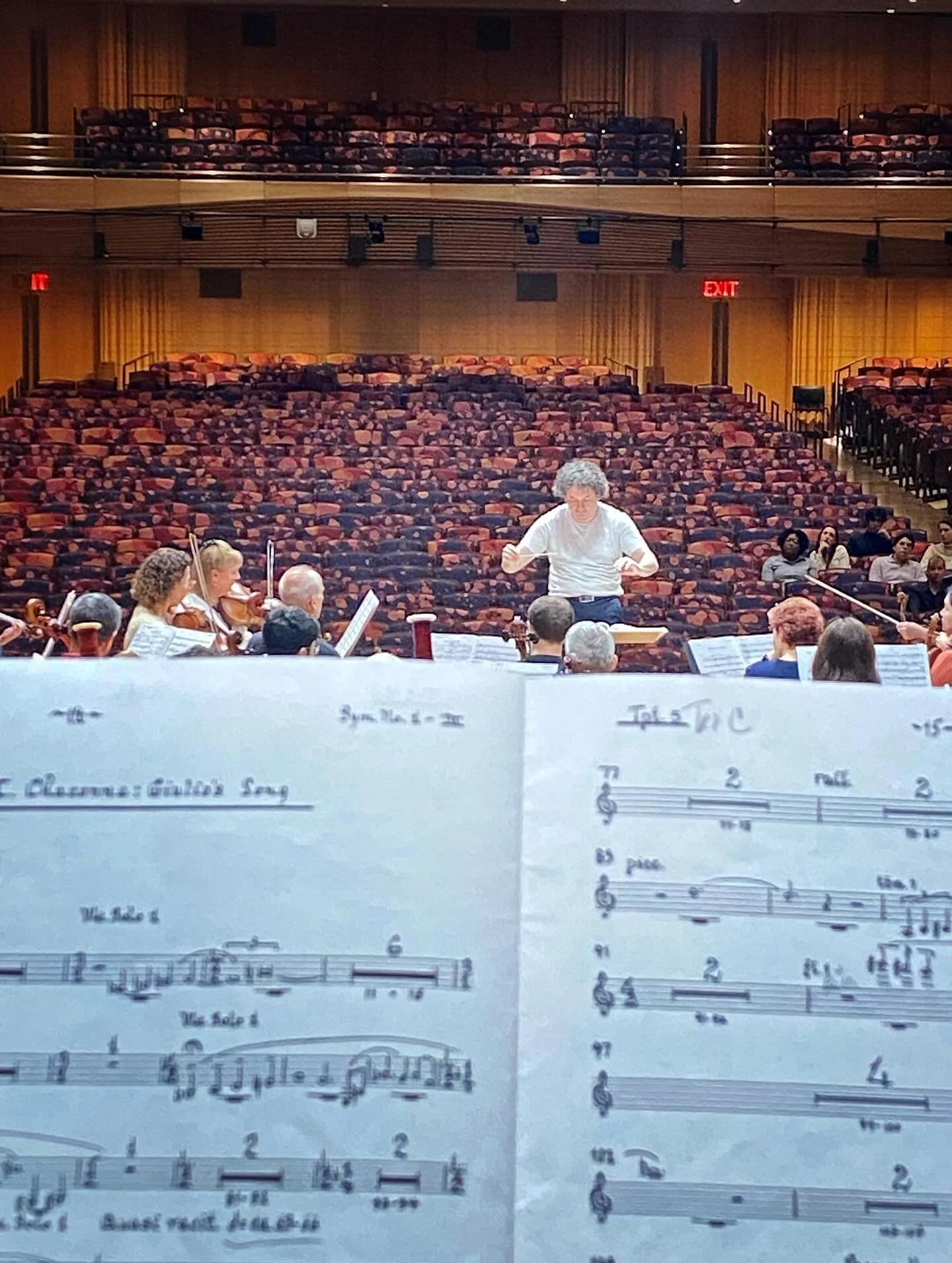 Crazy day, partly unexpected. 
🎺Playing at the NY Phil with Dudamel conducting  in the AM. My first time playing under him. Pretty great! 
🎺Then covering  Banda at the MET in the afternoon. 
Extremely grateful for these opportunities 🙏

#trumpet #