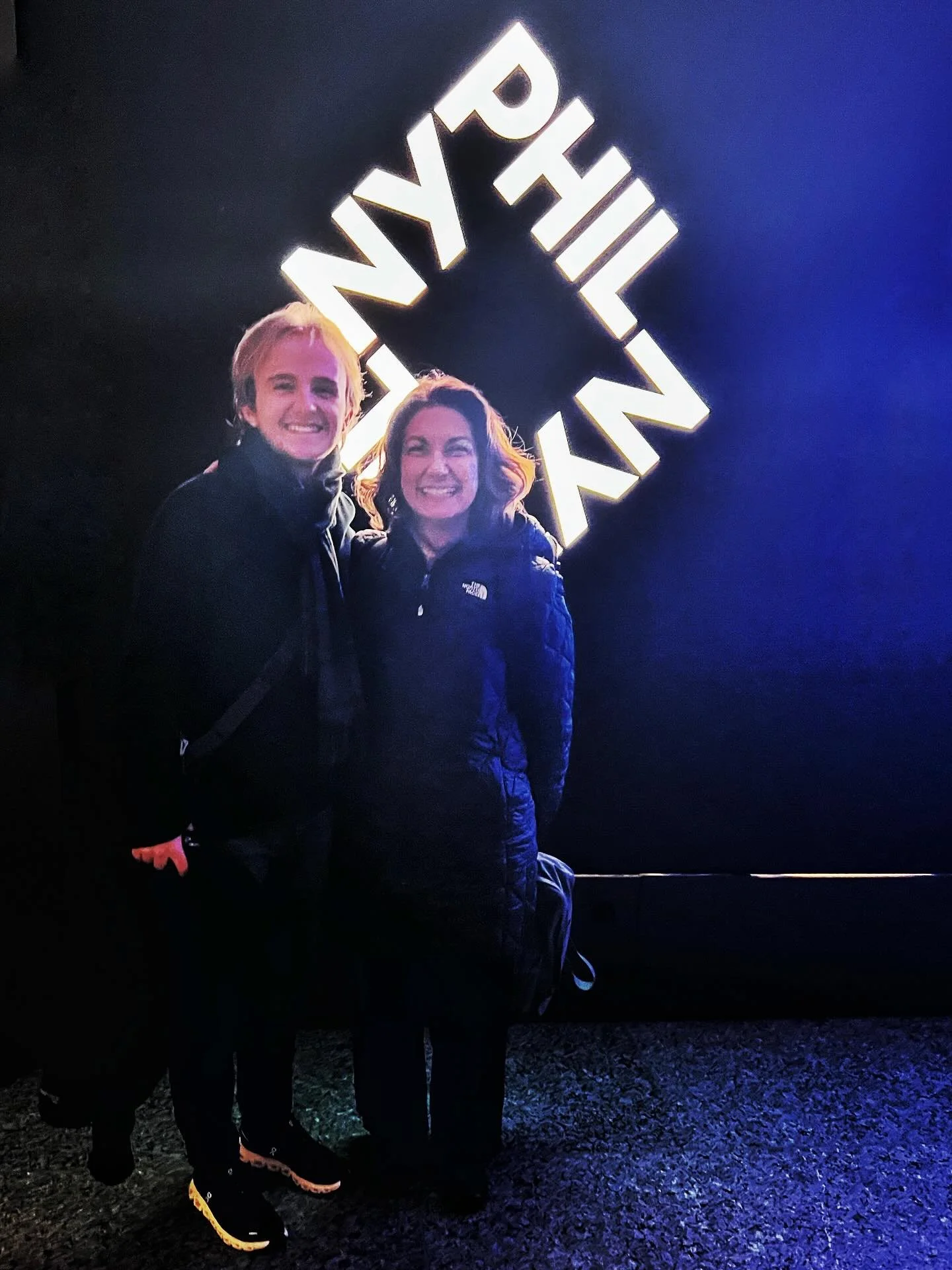 Synchronicity at its finest! 
My former 🎺student Matt Terry and his family were at the concert I was playing in New York tonight. Matt was my first student in Hawaii and now majors in music at IU. 
🔥Such a wonderful surprise when I checked my phone