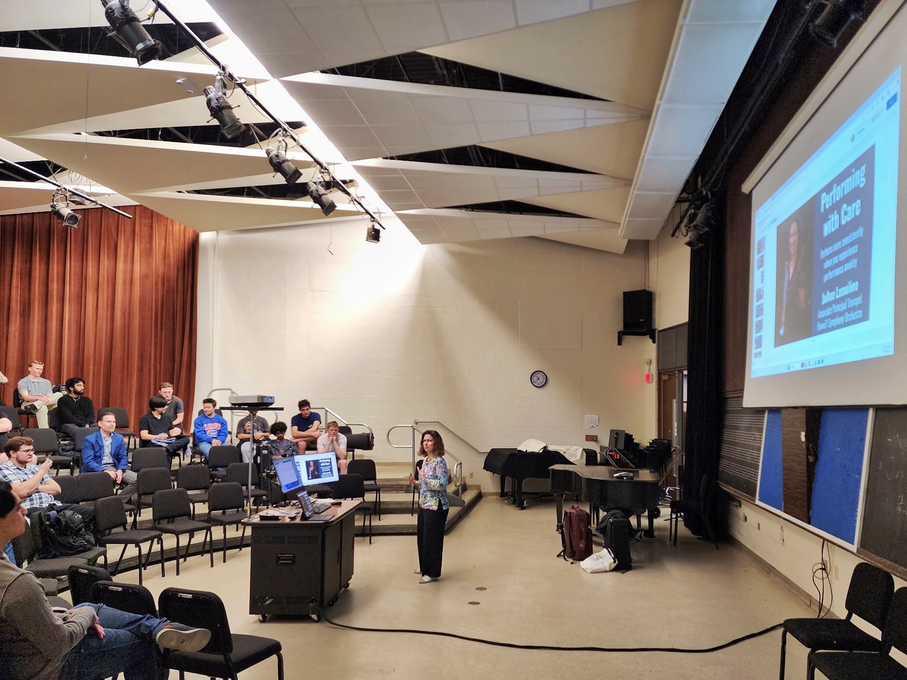 Presenting a Mind.Music.Sanctuary Masterclass at the University of Florida