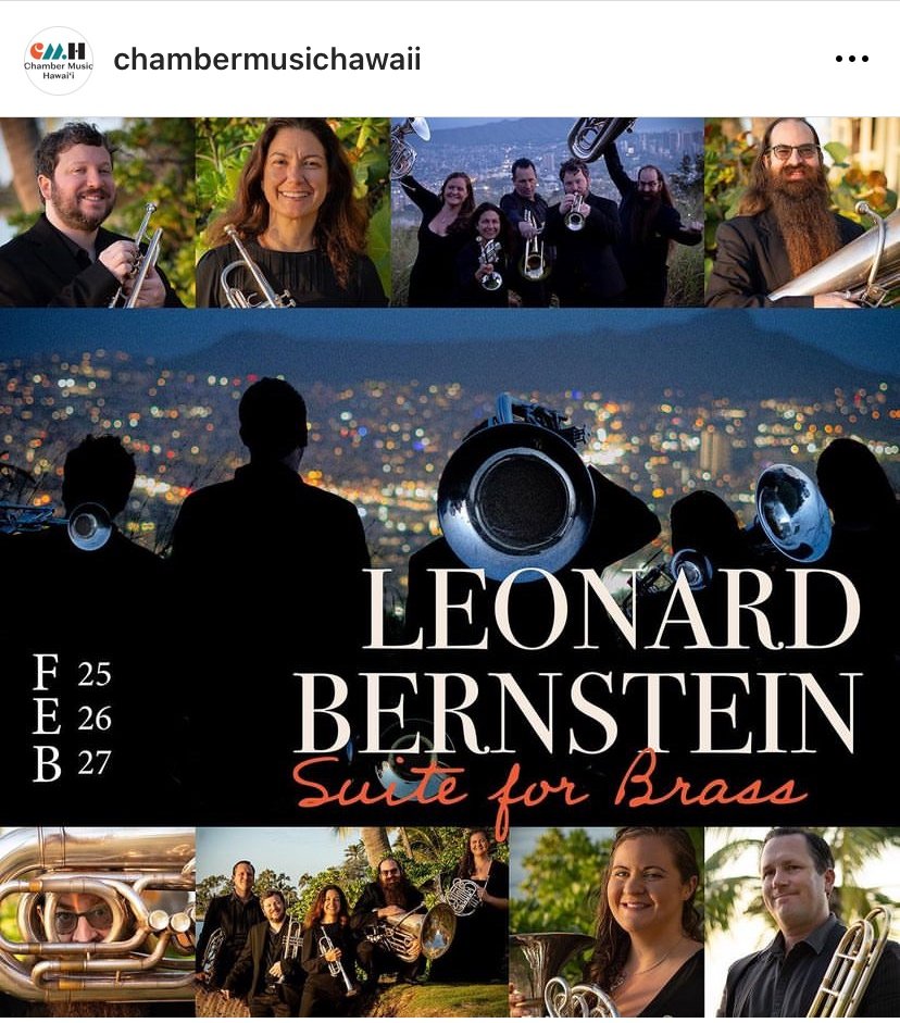 I took the photos for the Honolulu Brass Quintet
