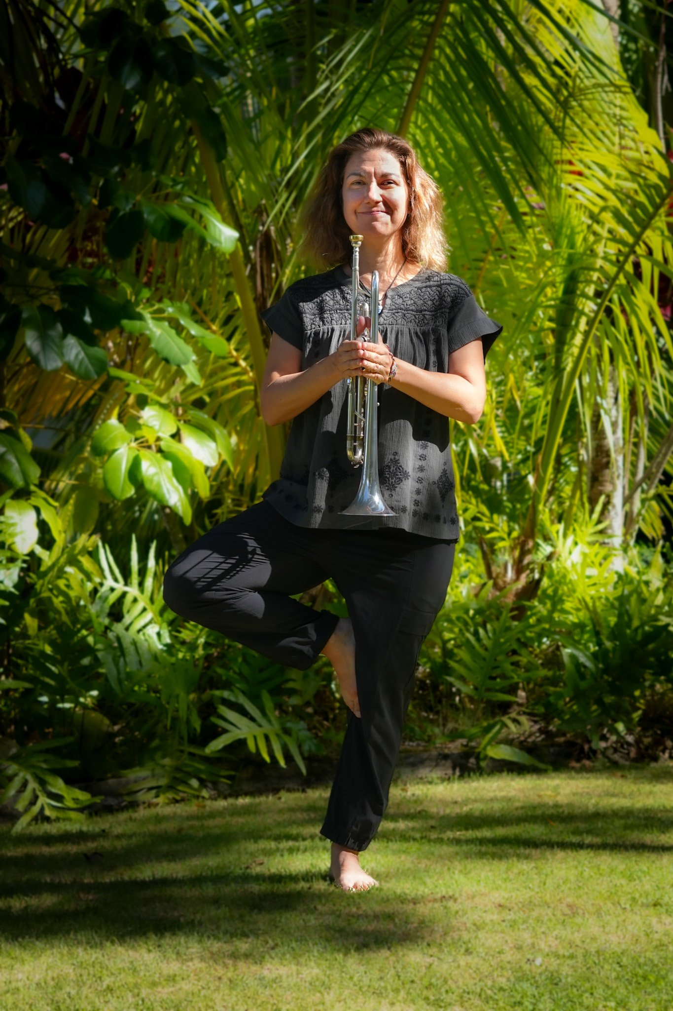 Musician and mindfulness yoga