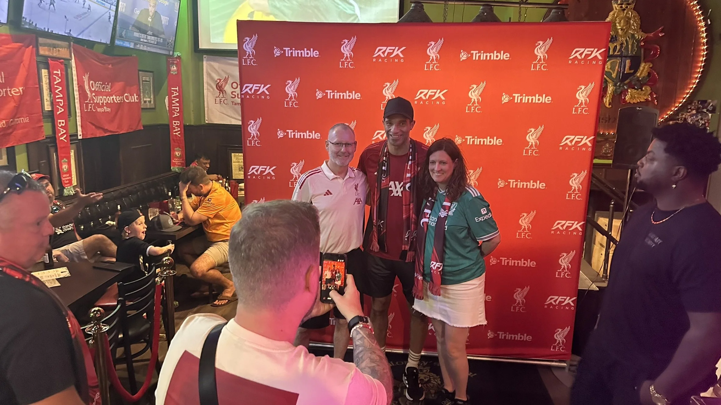 Meet and Greet with Liverpool FC Legend David James at the Premier League Fanfest 2026 in Tampa Florida at Maloney's Local Downtown Liverpool Official Supporters Club of Tampa Bay OLSC