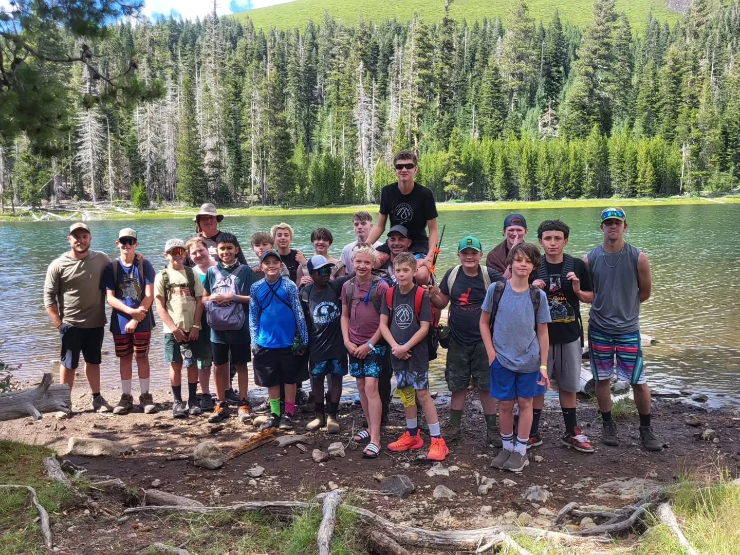 PART ONE:
Jr. High Camp 2️⃣0️⃣2️⃣5️⃣🏞🌲

Took us a couple days to recoup 😅
What an awesome group of young men we got to spend this time with! 

In the wild, something happens&hellip;
where challenge reveals character, teamwork takes root, faith bec