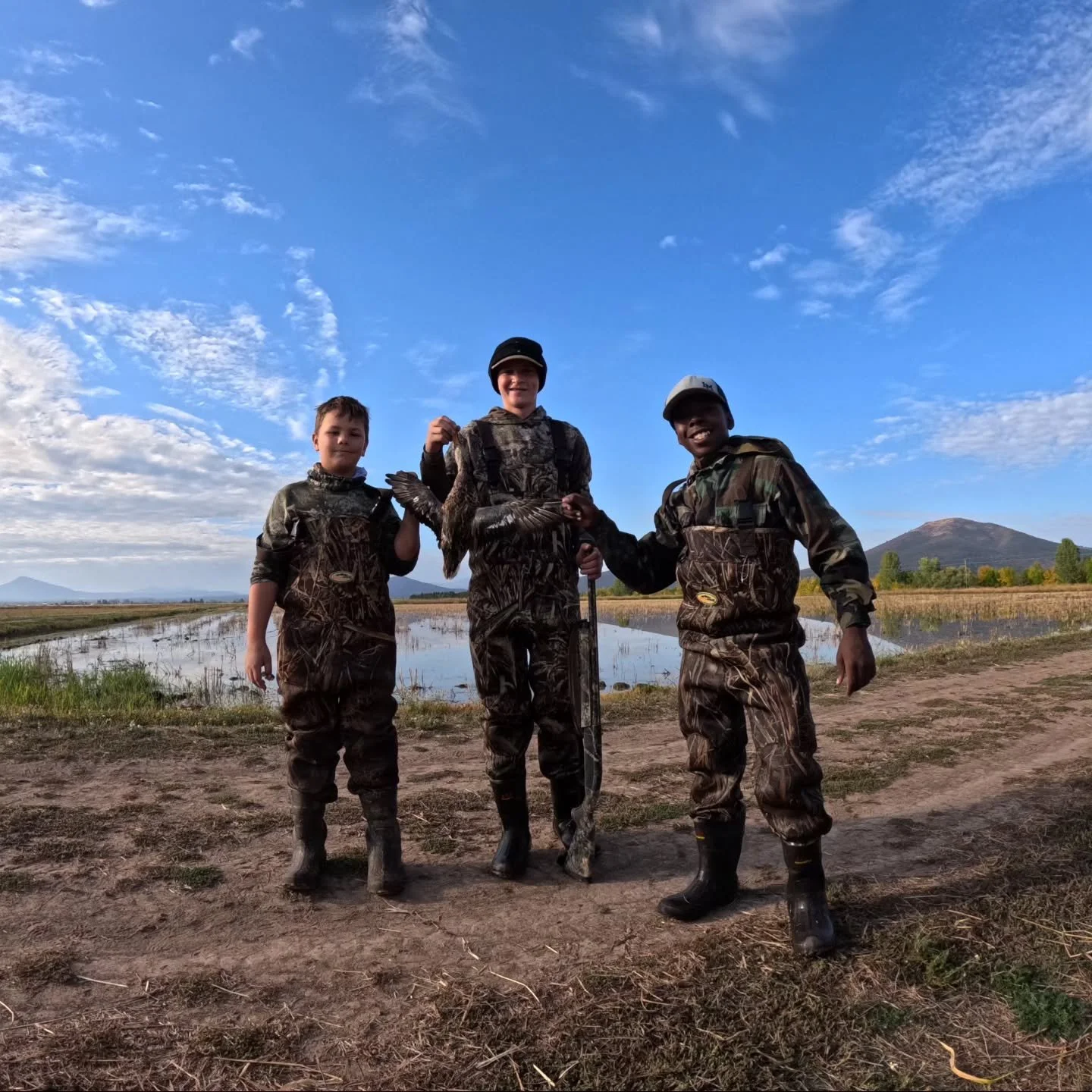 We kicked off the fall hunting season this weekend with the Jr. Duck Hunt!
Lots of shots were fired, but as it turns out &mdash; ducks are pretty good at dodging shot!

Still, it was a great morning out with these guys, we had a blast. And we&rsquo;r